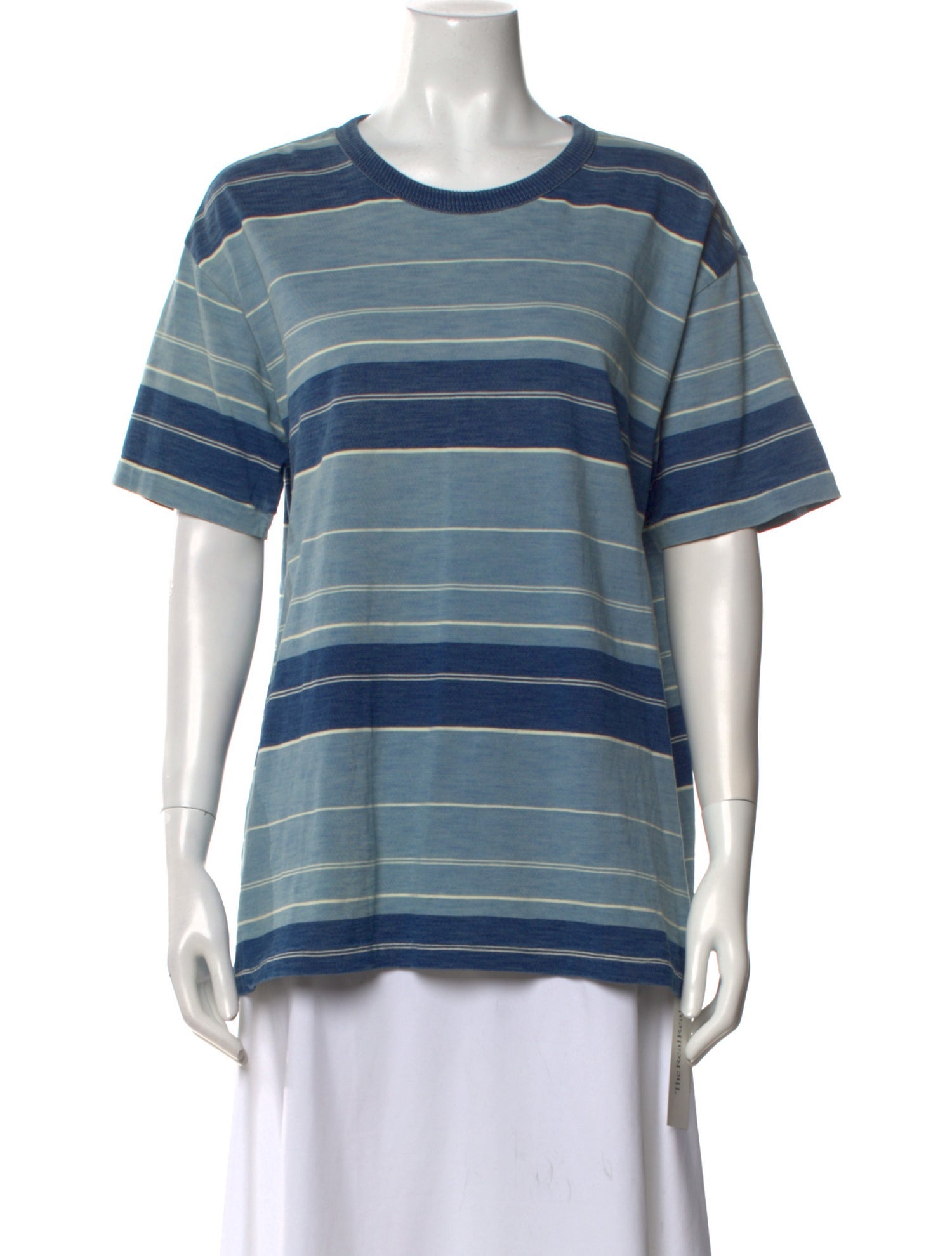 RRL & Co. Striped Crew Neck T-Shirt