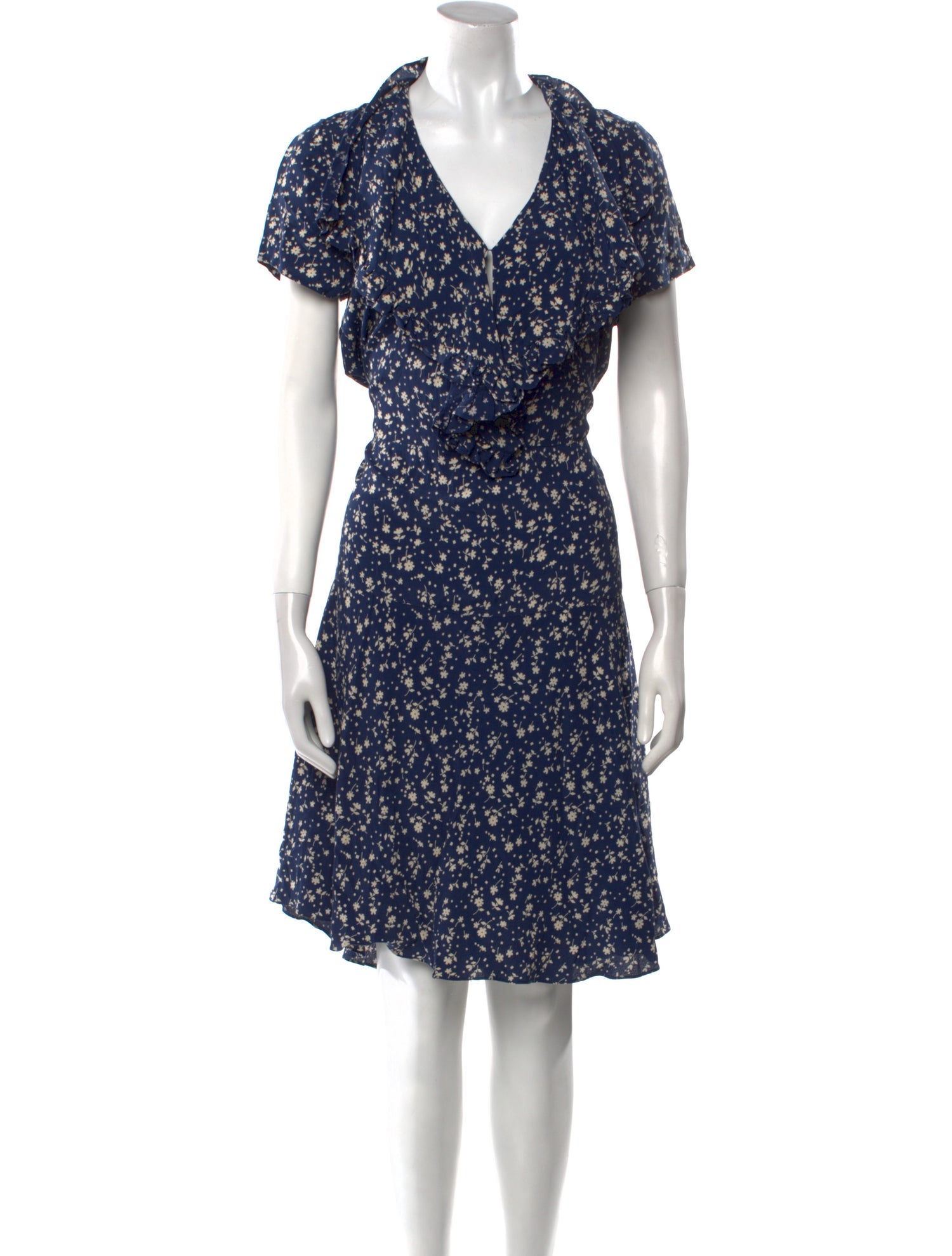RRL & Co. Floral Print Knee-Length Dress w/ Tags