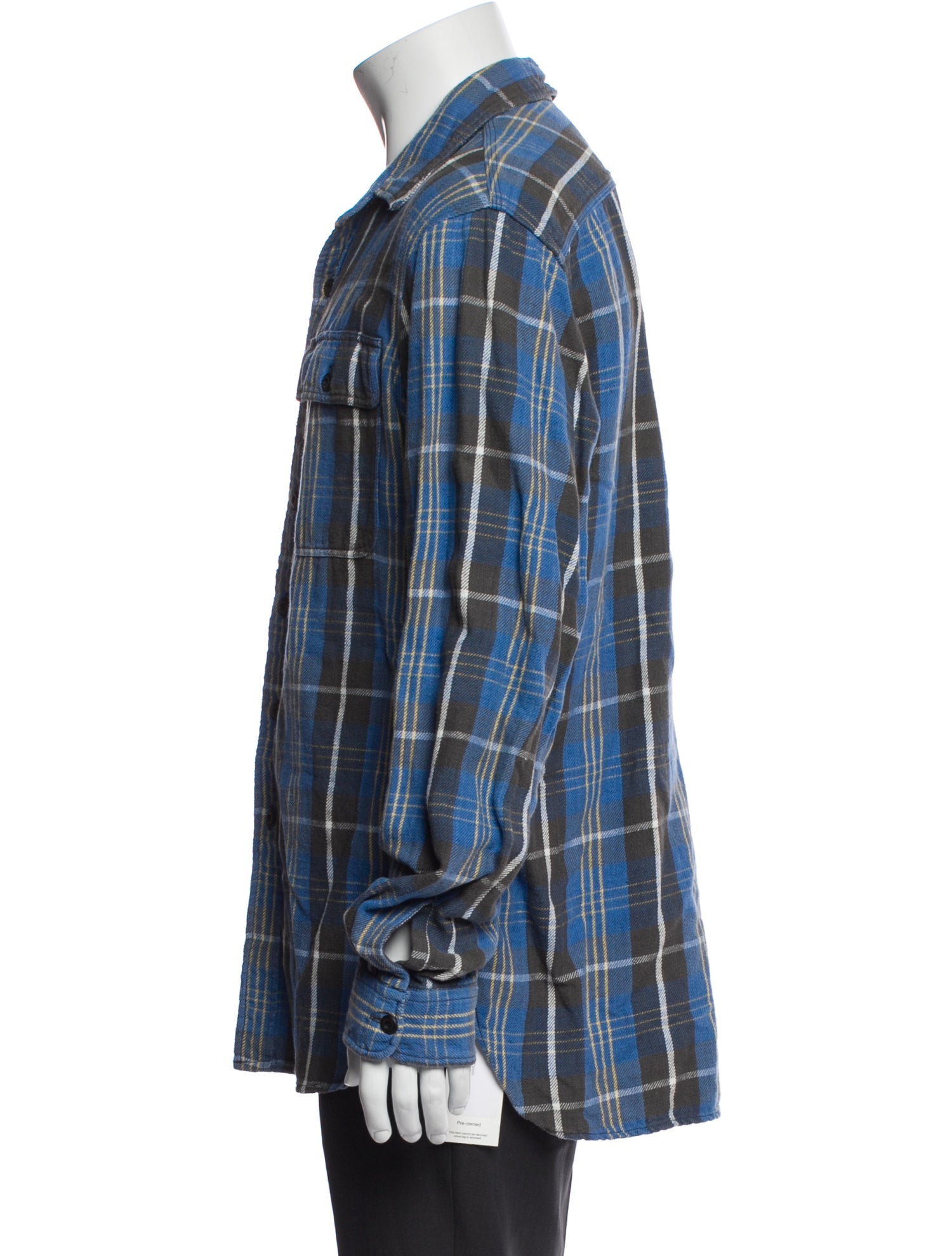 RRL & Co. Plaid Print Long Sleeve Shirt