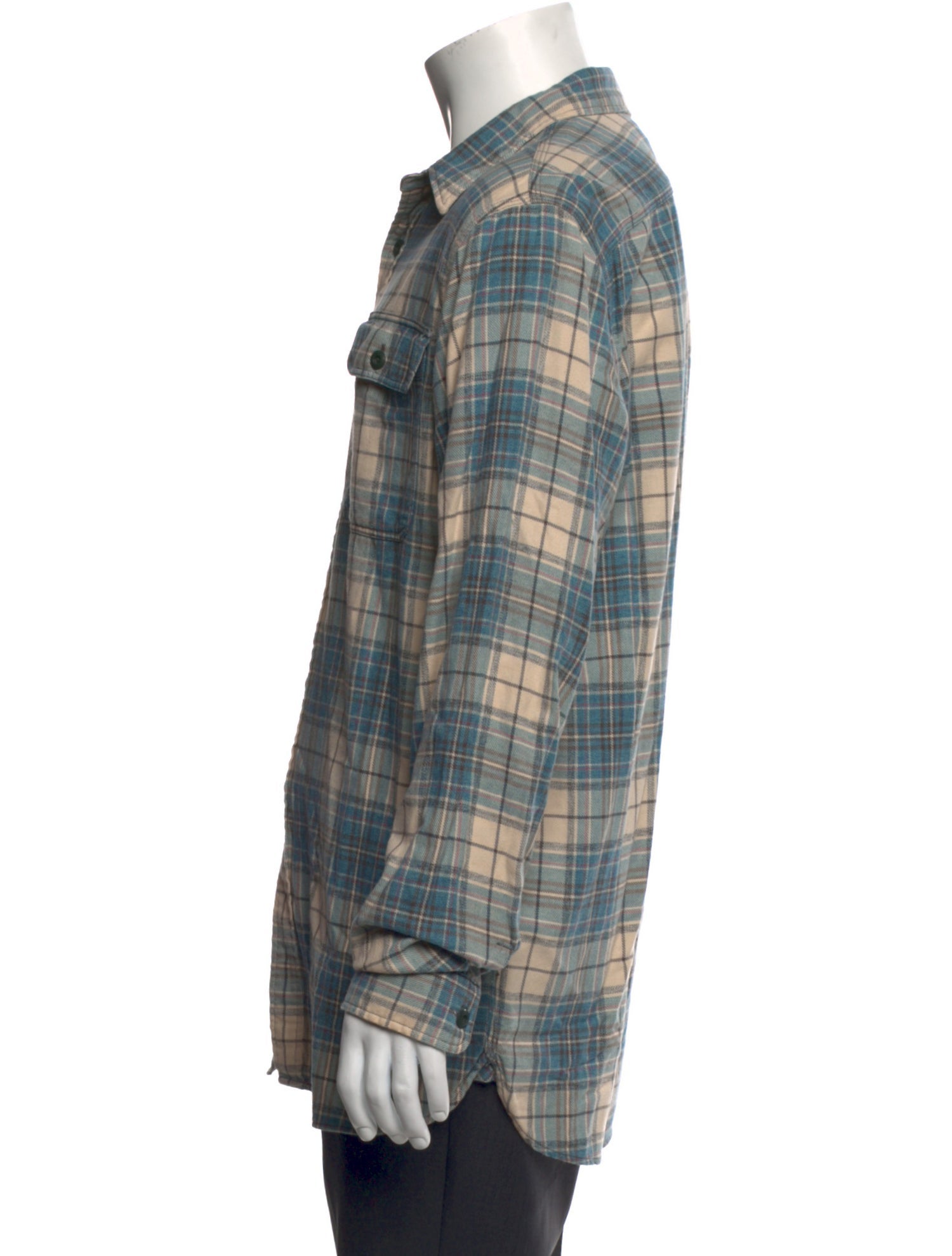 RRL & Co. Plaid Print Long Sleeve Shirt