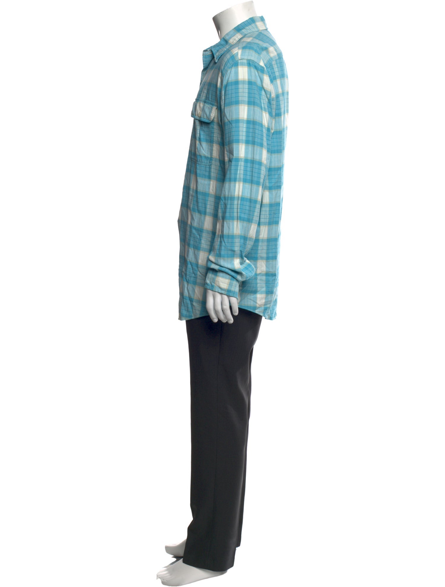 RRL & Co. Plaid Print Long Sleeve Shirt