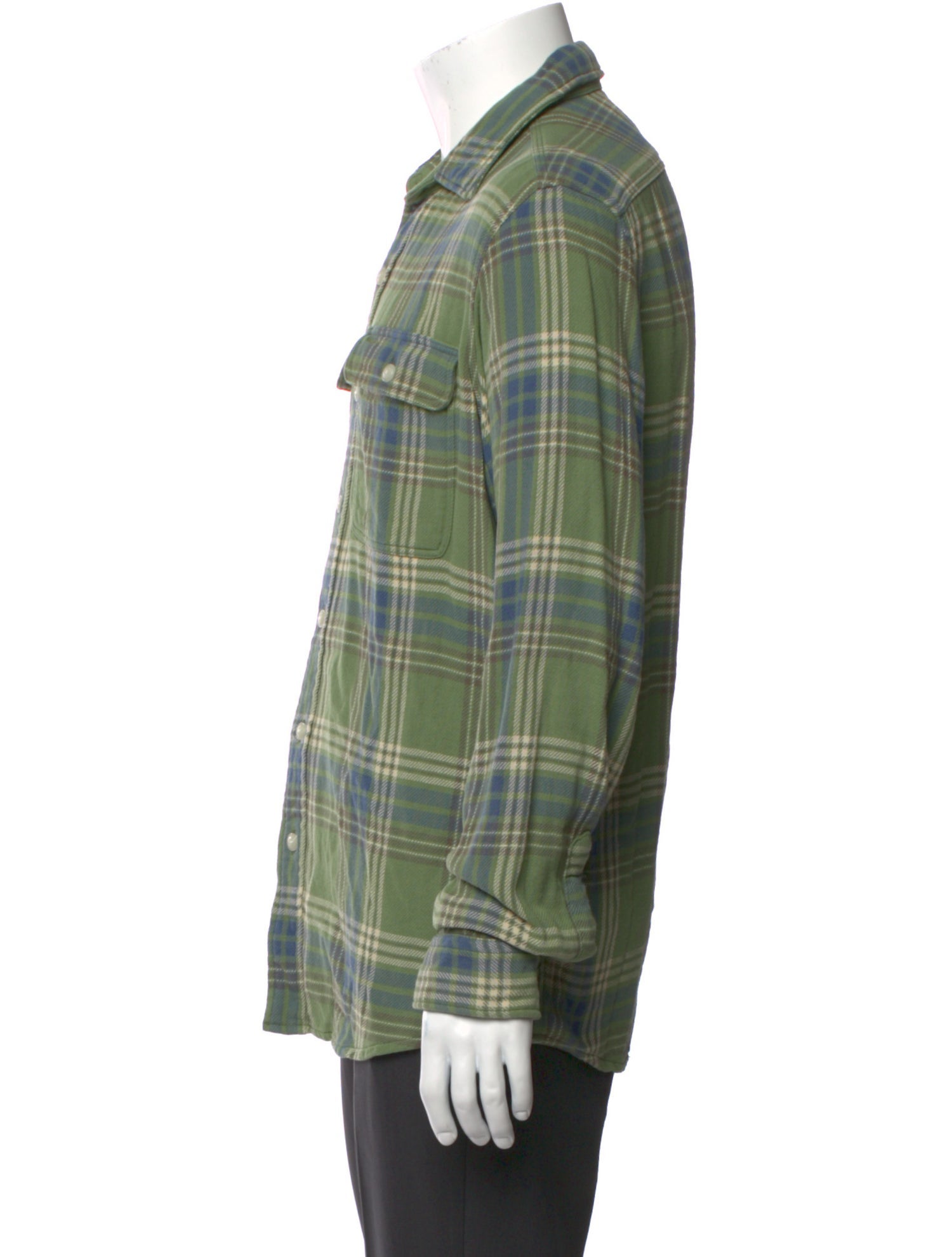 RRL & Co. Plaid Print Long Sleeve Shirt