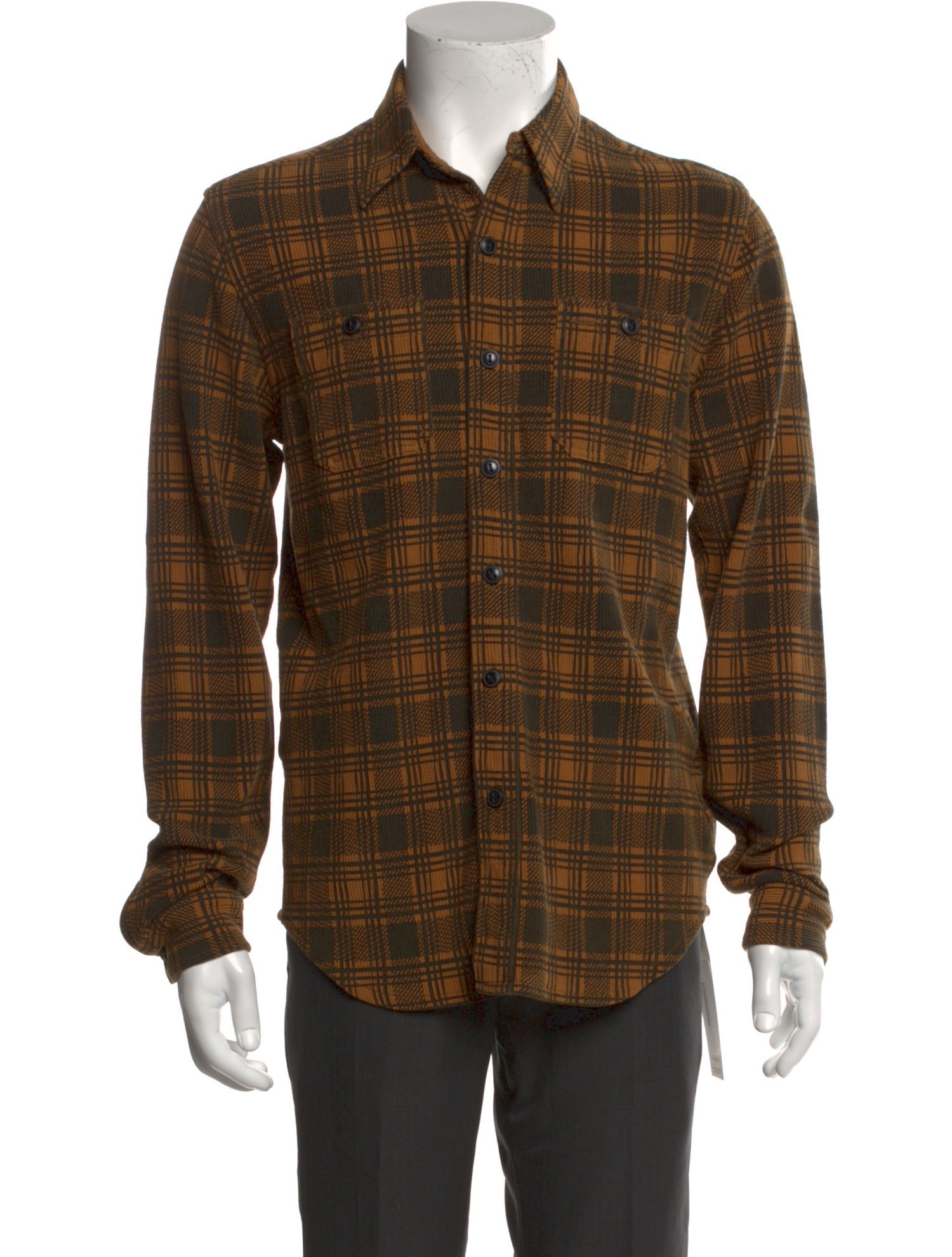 RRL & Co. Plaid Print Long Sleeve Shirt
