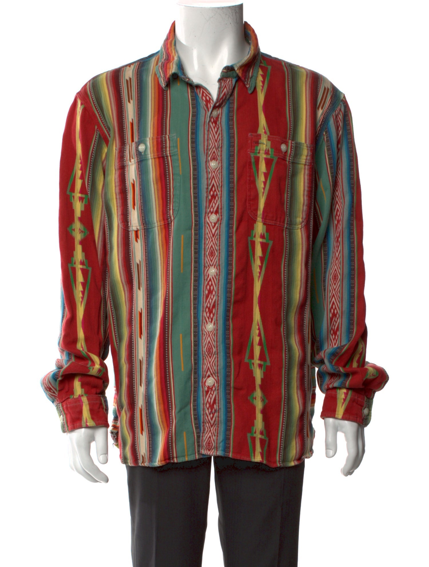 RRL & Co. Striped Long Sleeve Shirt