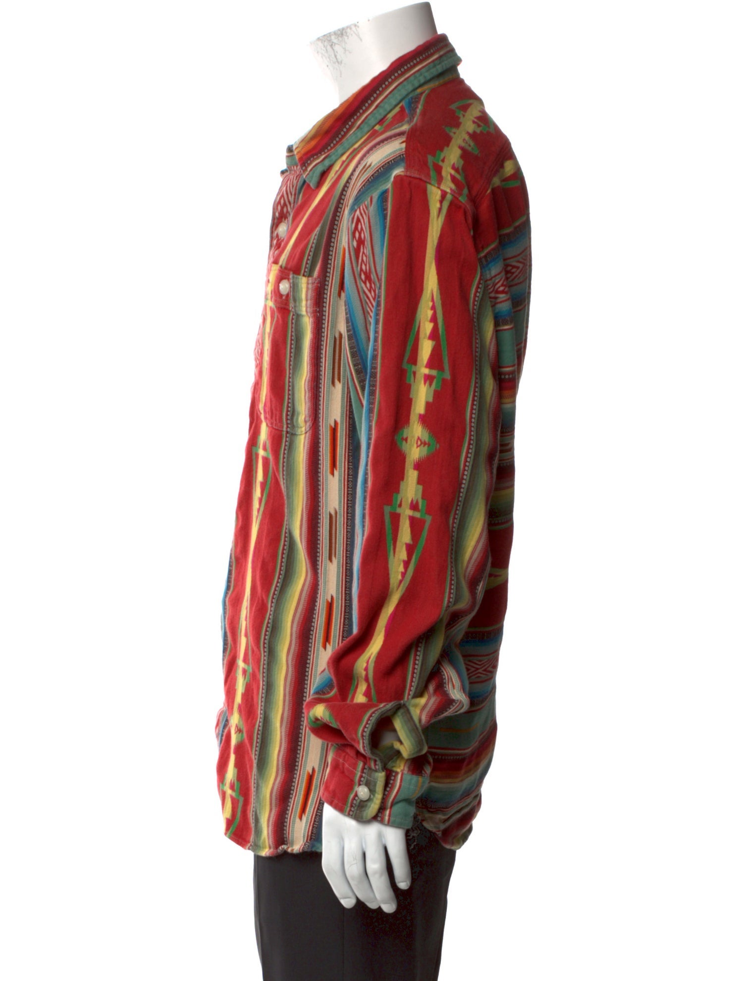 RRL & Co. Striped Long Sleeve Shirt