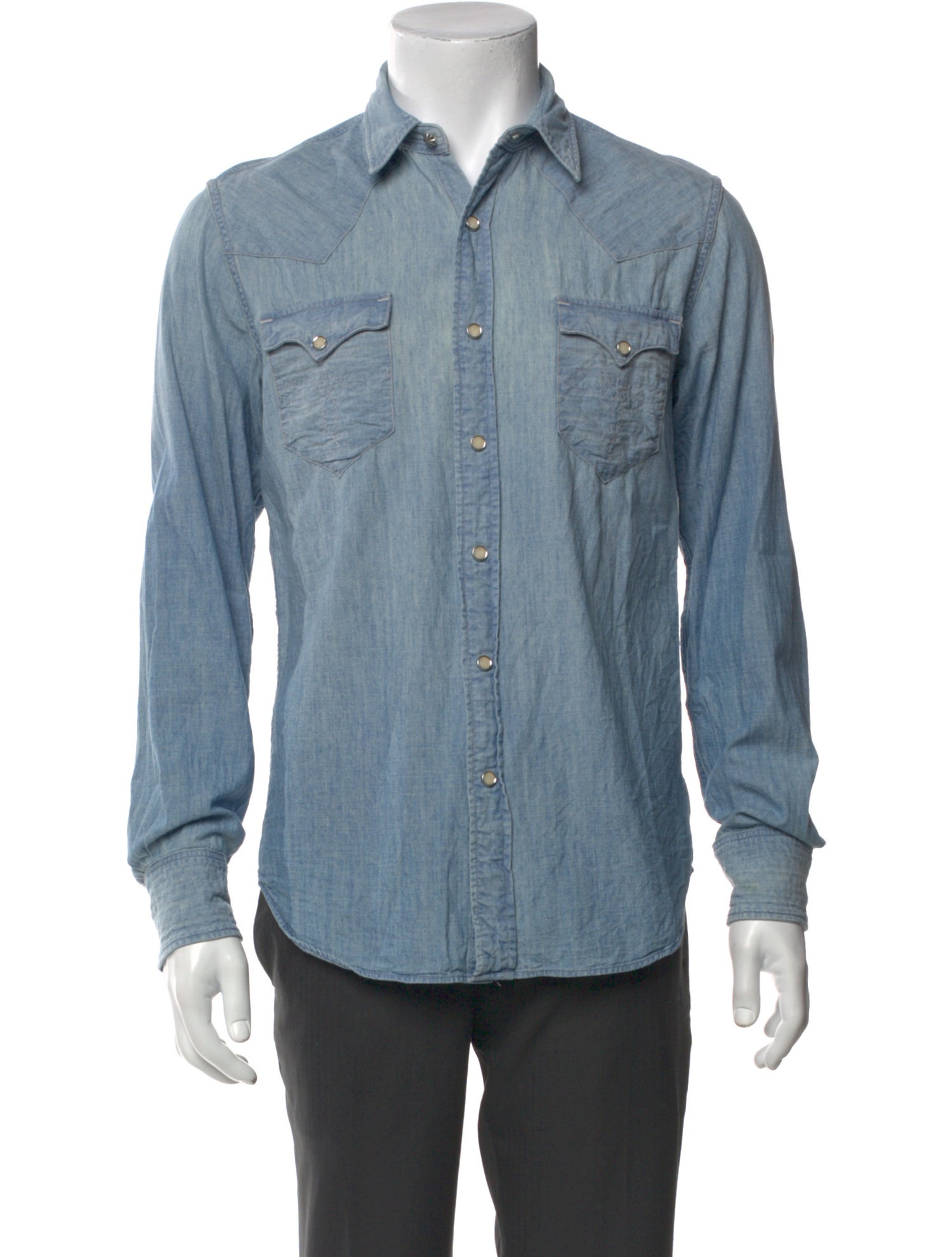 RRL & Co. Long Sleeve Denim Shirt
