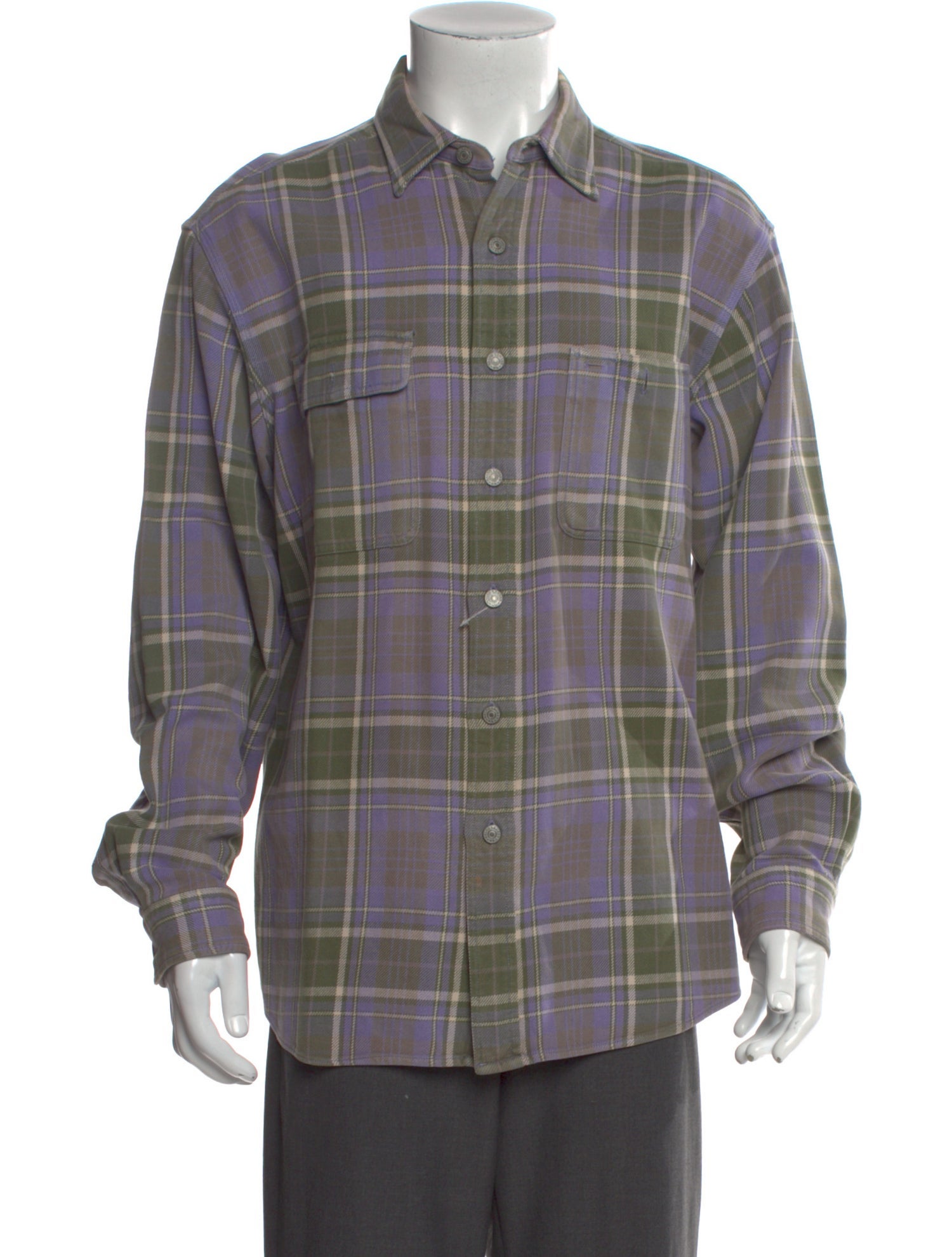 RRL & Co. Plaid Print Long Sleeve Shirt