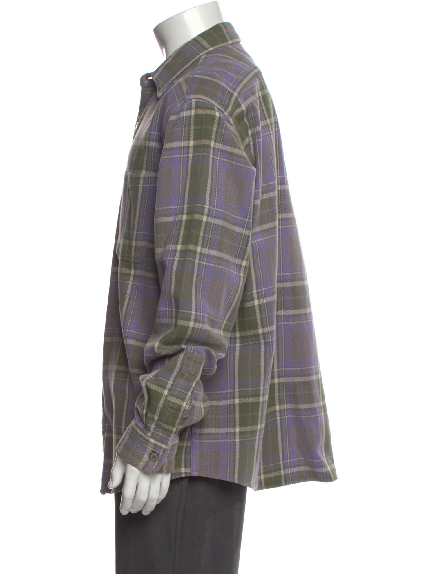 RRL & Co. Plaid Print Long Sleeve Shirt