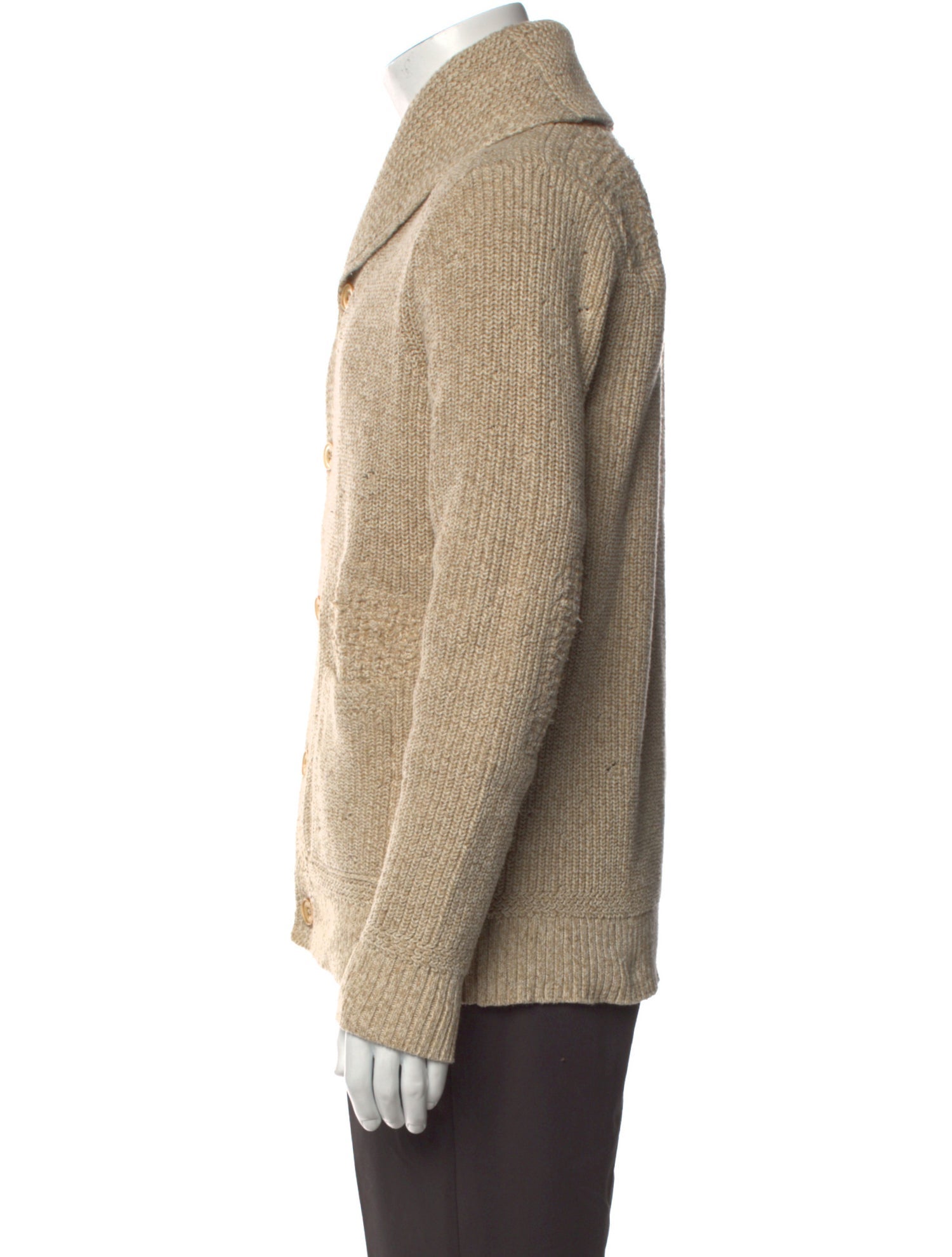 RRL & Co. Collar Long Sleeve Cardigan