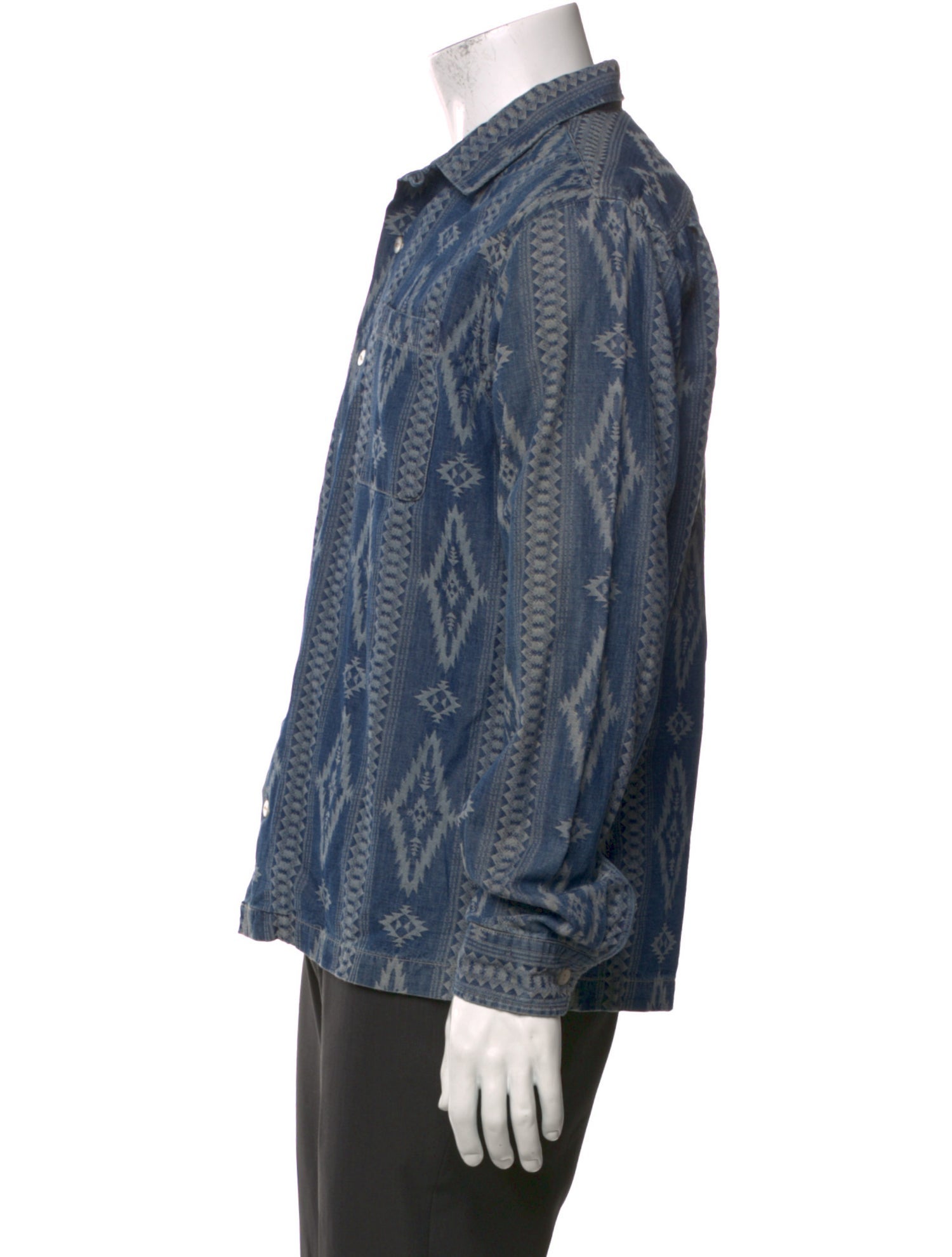 RRL & Co. Printed Long Sleeve Shirt