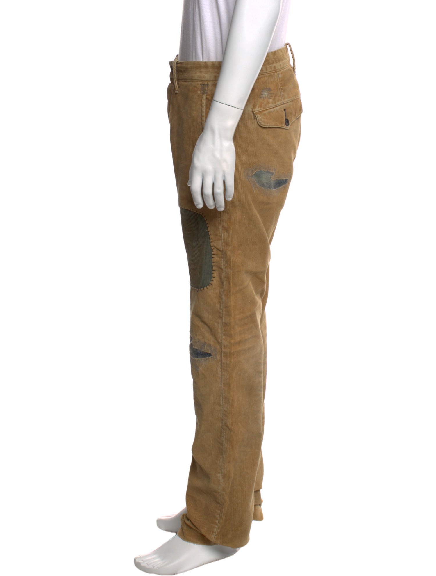 RRL & Co. Colorblock Pattern Cargo Pants