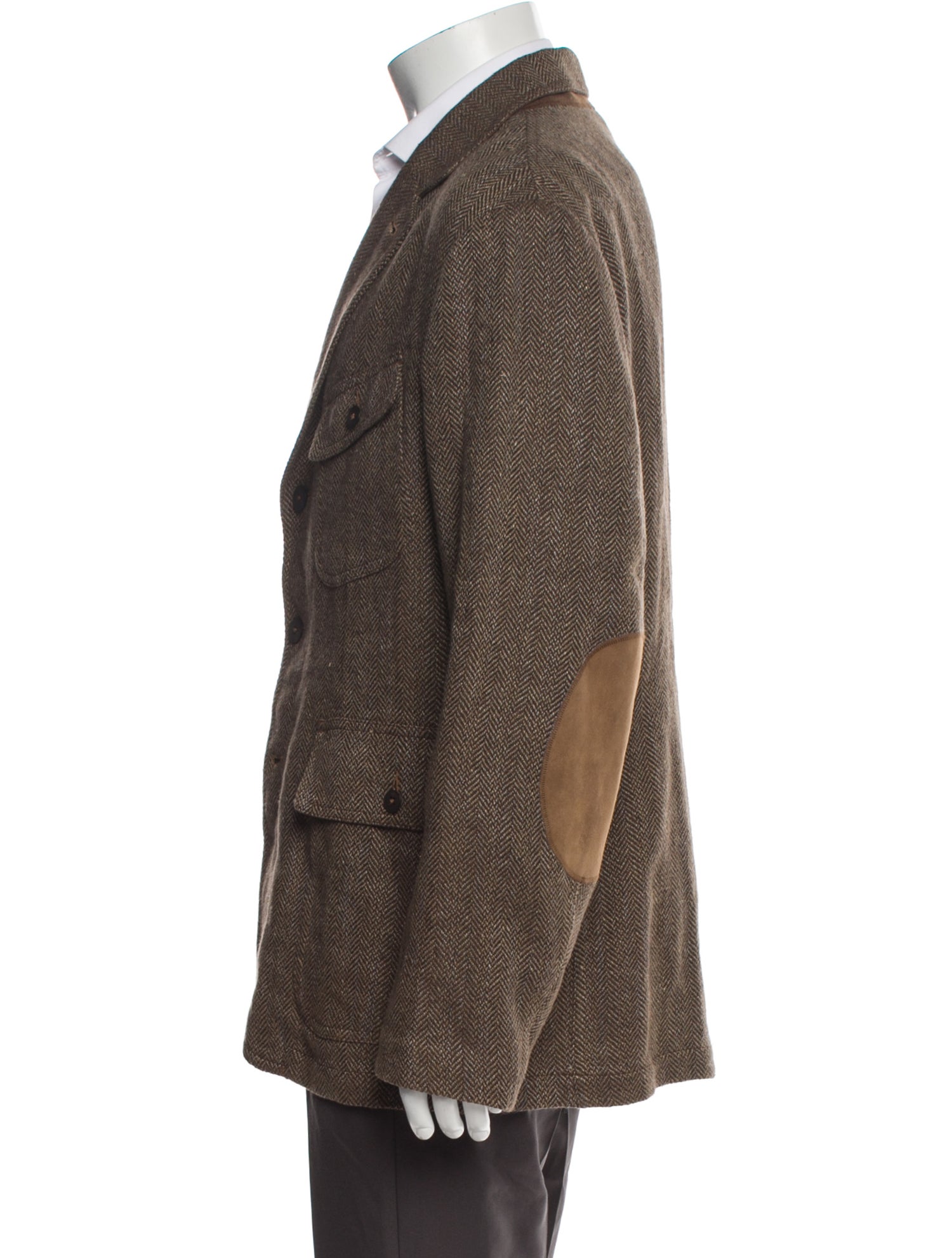 RRL & Co. Linen Peacoat