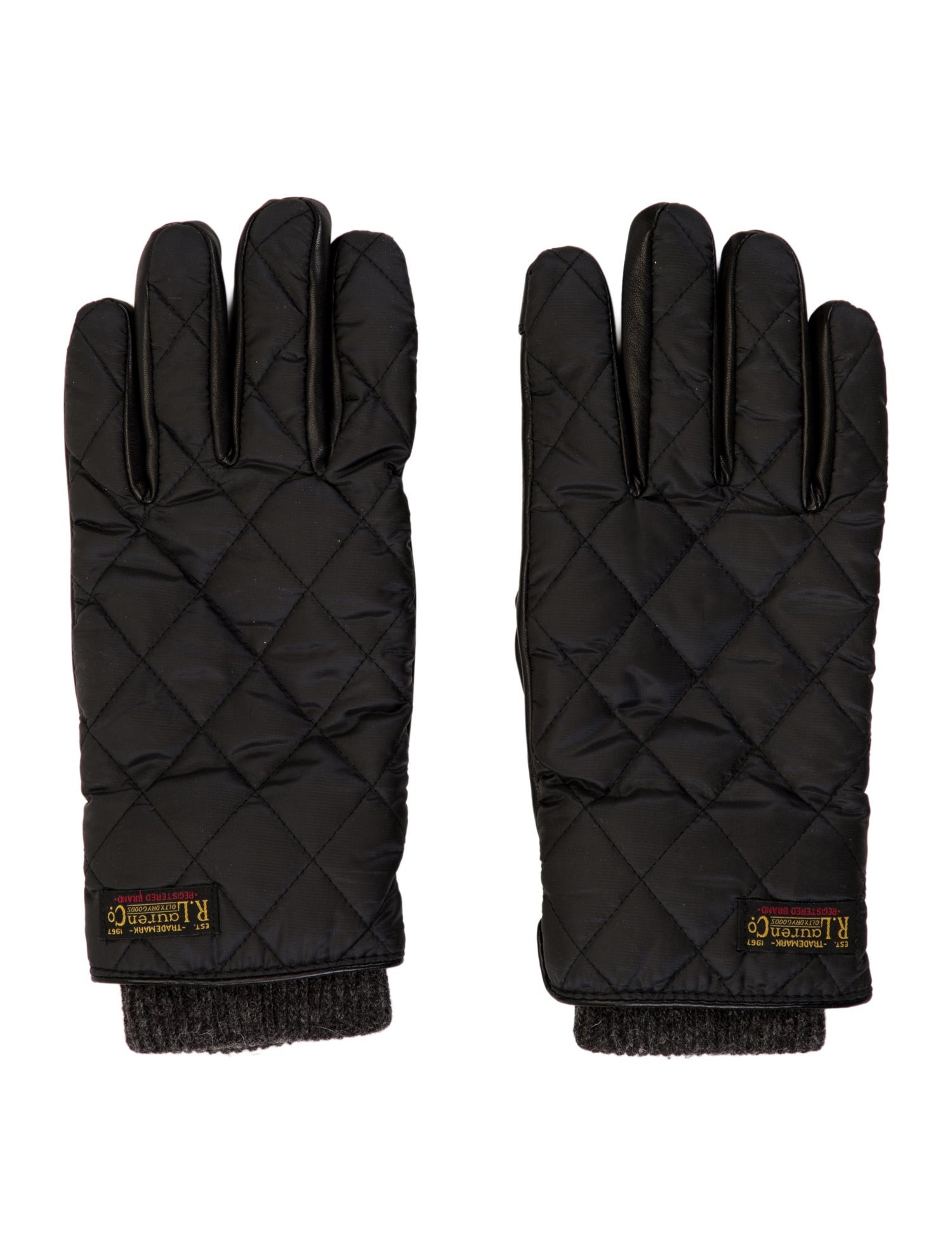 Polo Ralph Lauren pattern print winter gloves
