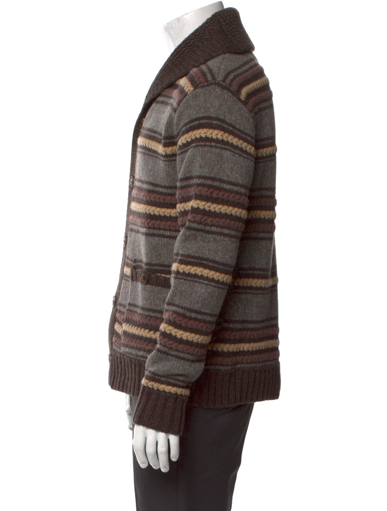 RRL & Co. Wool Striped Cardigan w/ Tags