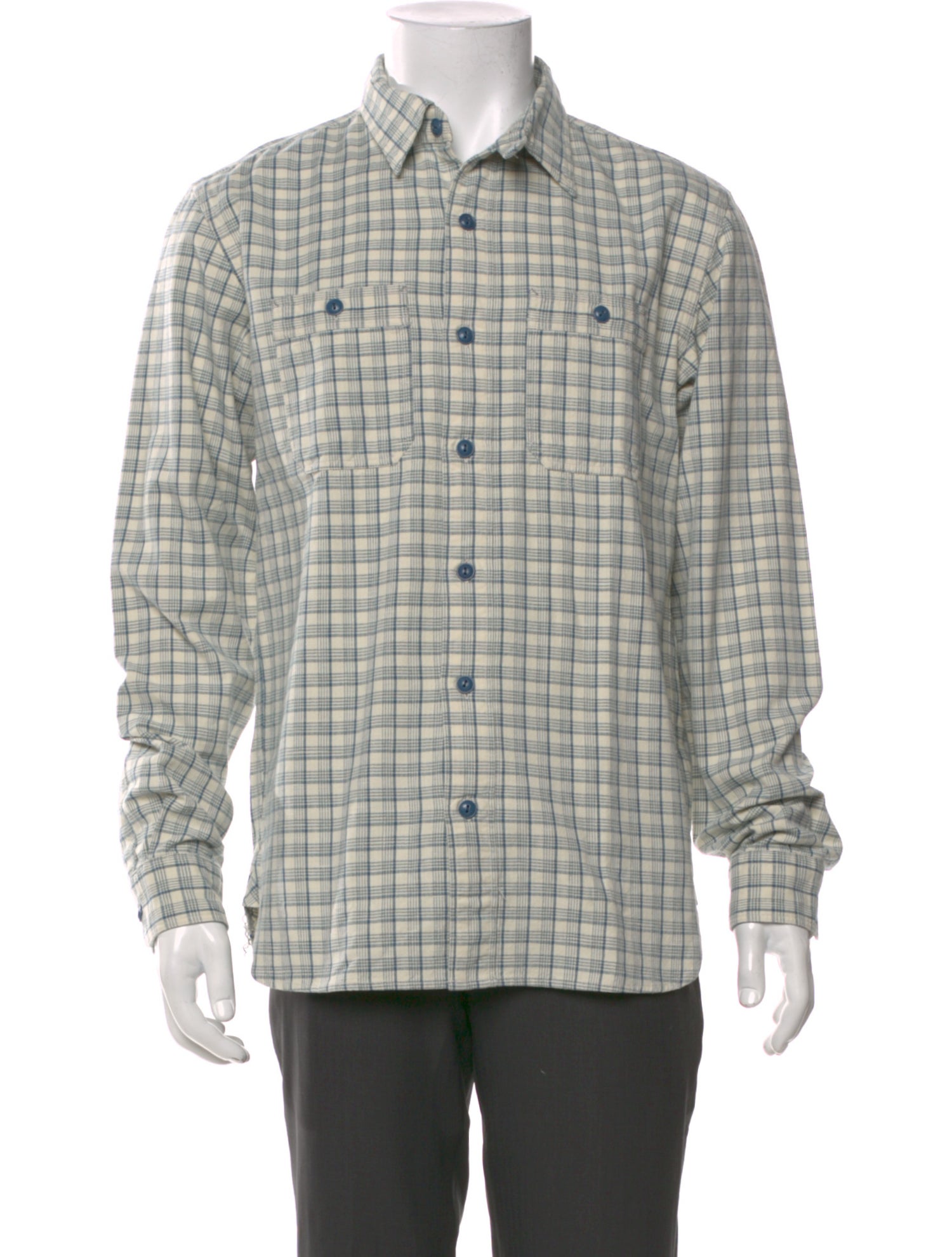 RRL & Co. Plaid Print Long Sleeve Shirt