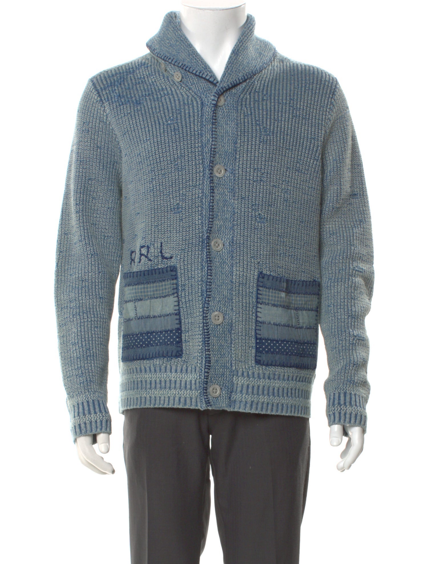 RRL & Co. 2023 Flag Patchwork Cardigan