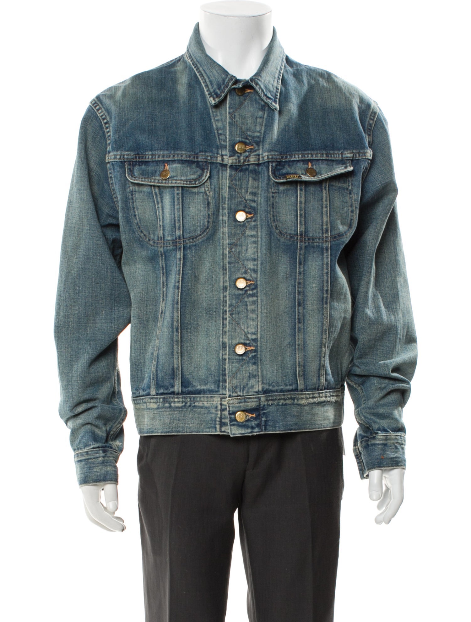 RRL & Co. 2024 Lot 271 Leeland Denim Jacket - Blue Outerwear