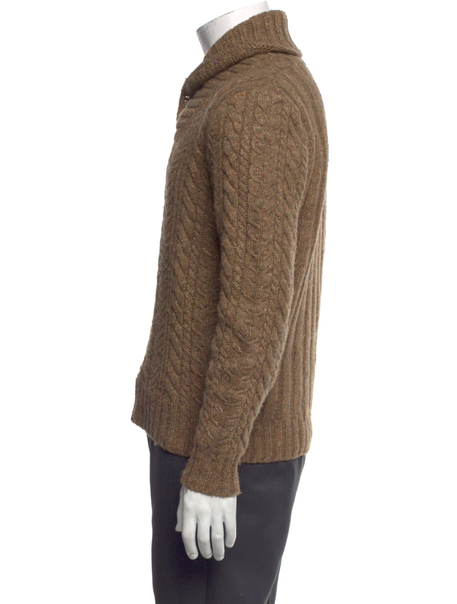 RRL & Co. Turtleneck Long Sleeve Polo Sweater