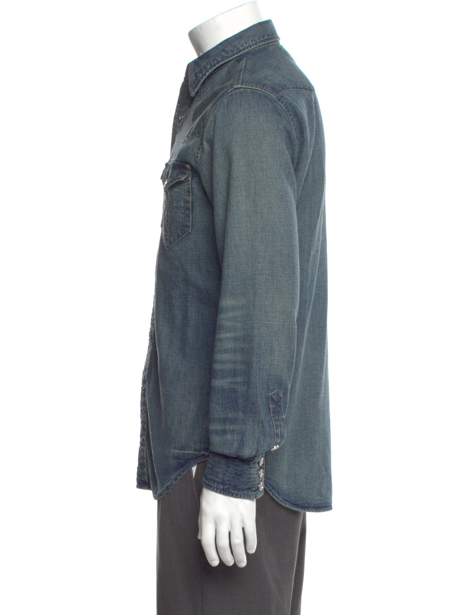RRL & Co. Long Sleeve Denim Shirt