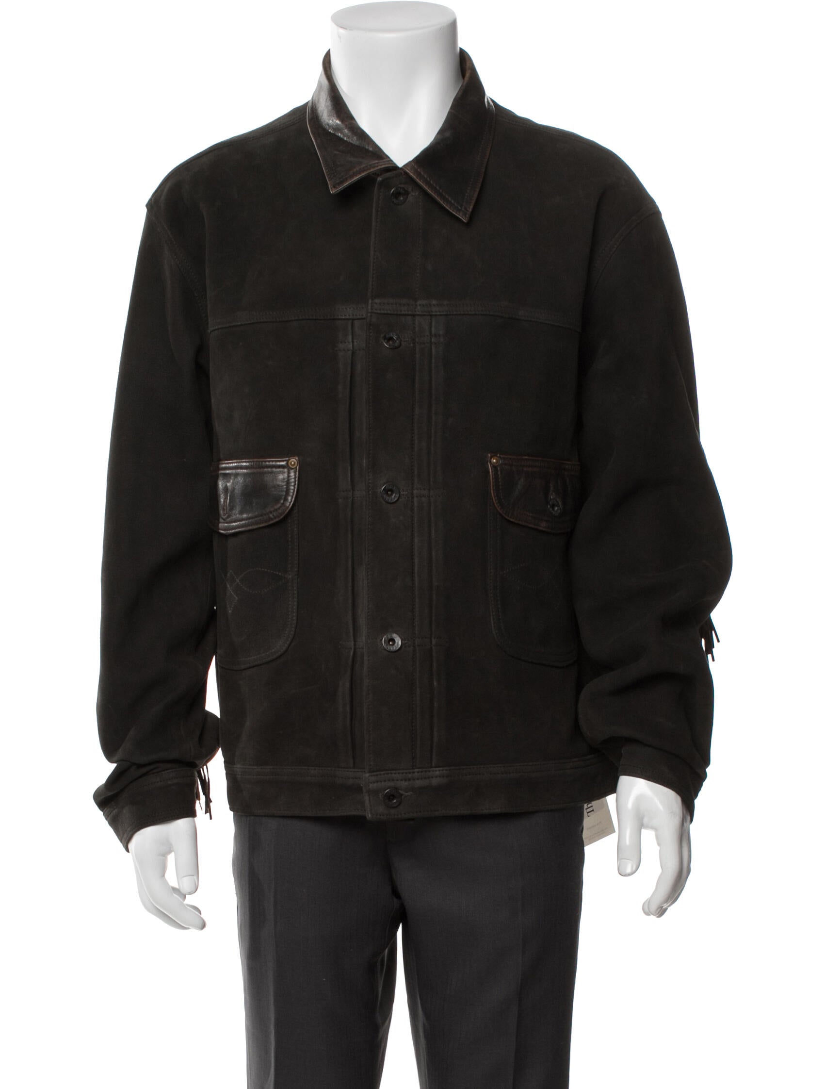 RRL & Co. Suede Utility Jacket