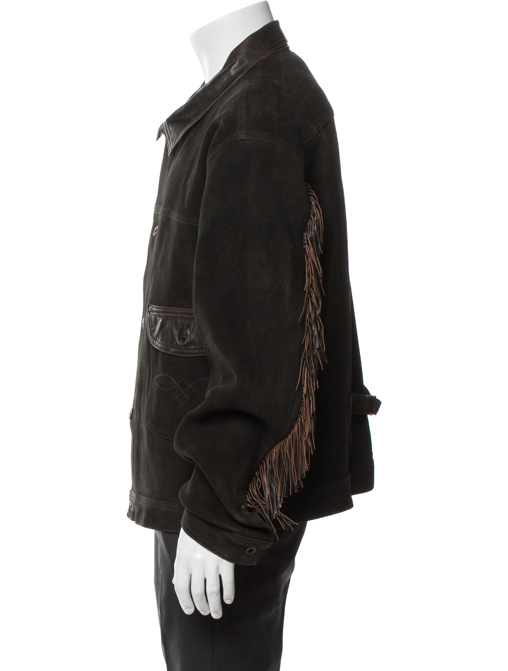 RRL & Co. Suede Utility Jacket