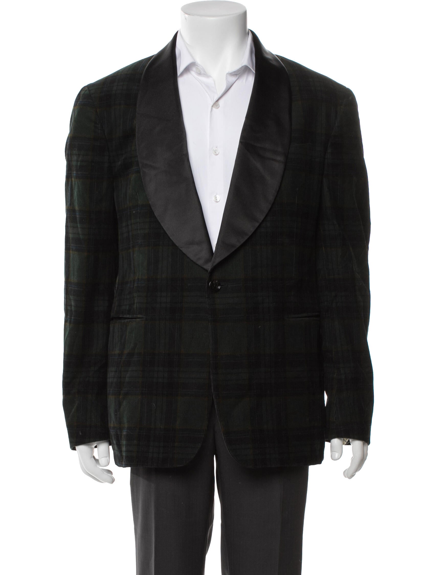 RRL & Co. Plaid Print Two-Piece Blazer