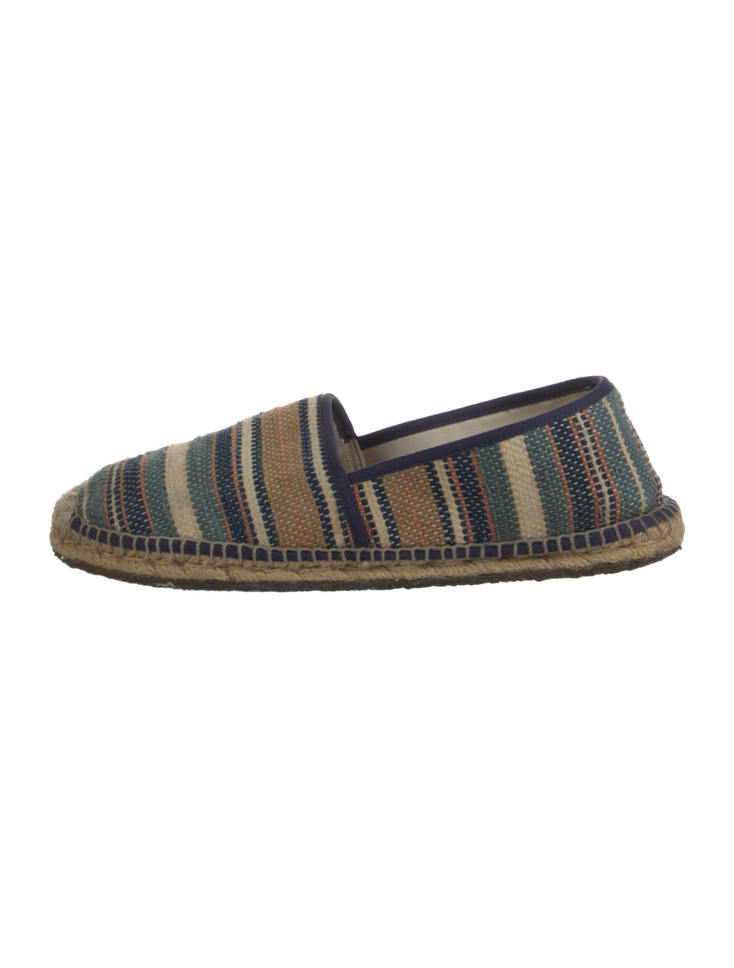 RRL & Co. Raffia Striped Espadrilles