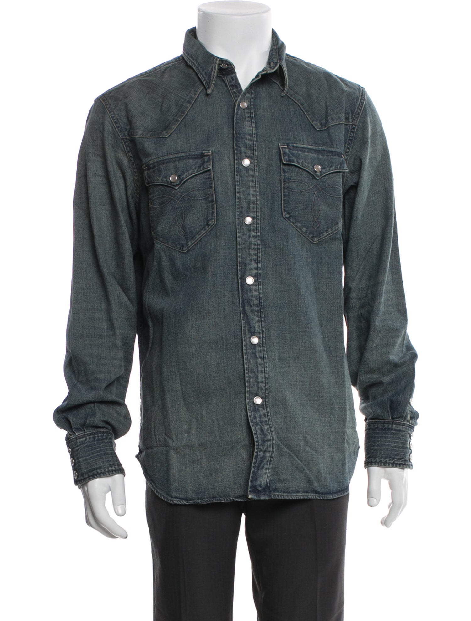 RRL & Co. Long Sleeve Denim Shirt w/ Tags