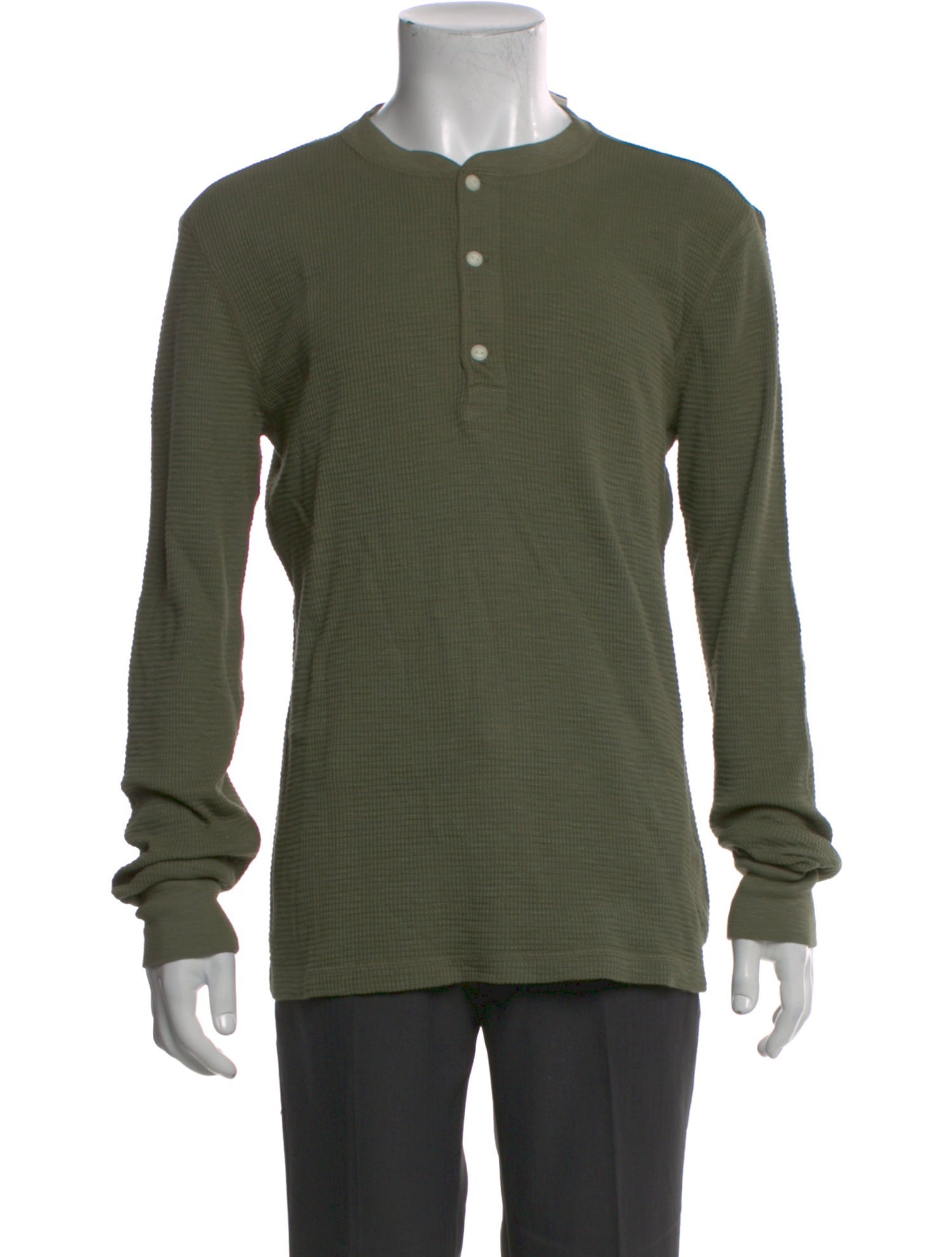 RRL & Co. Crew Neck Long Sleeve Henley w/ Tags
