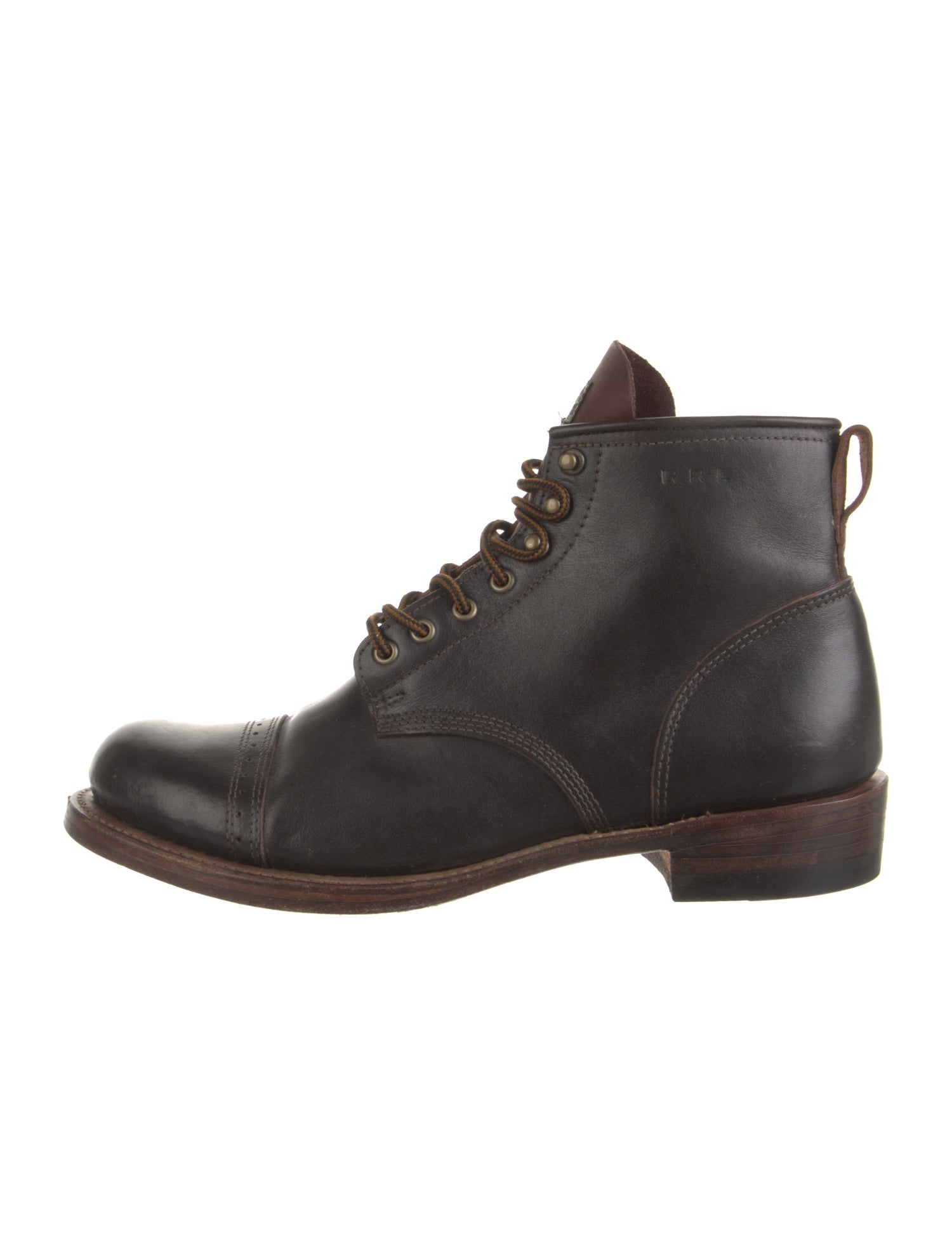 RRL & Co. Leather Lace-Up Boots