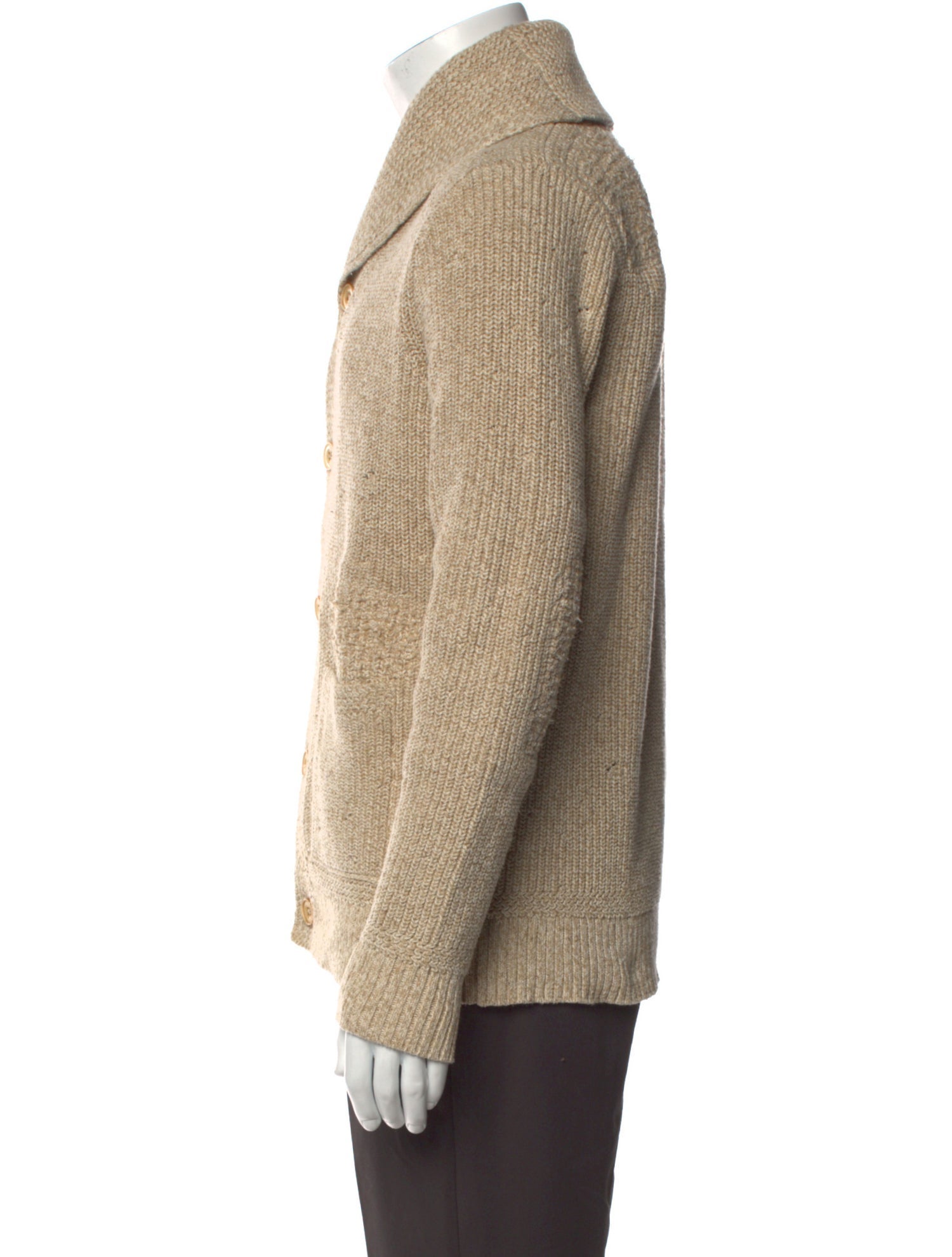 RRL & Co. Collar Long Sleeve Cardigan