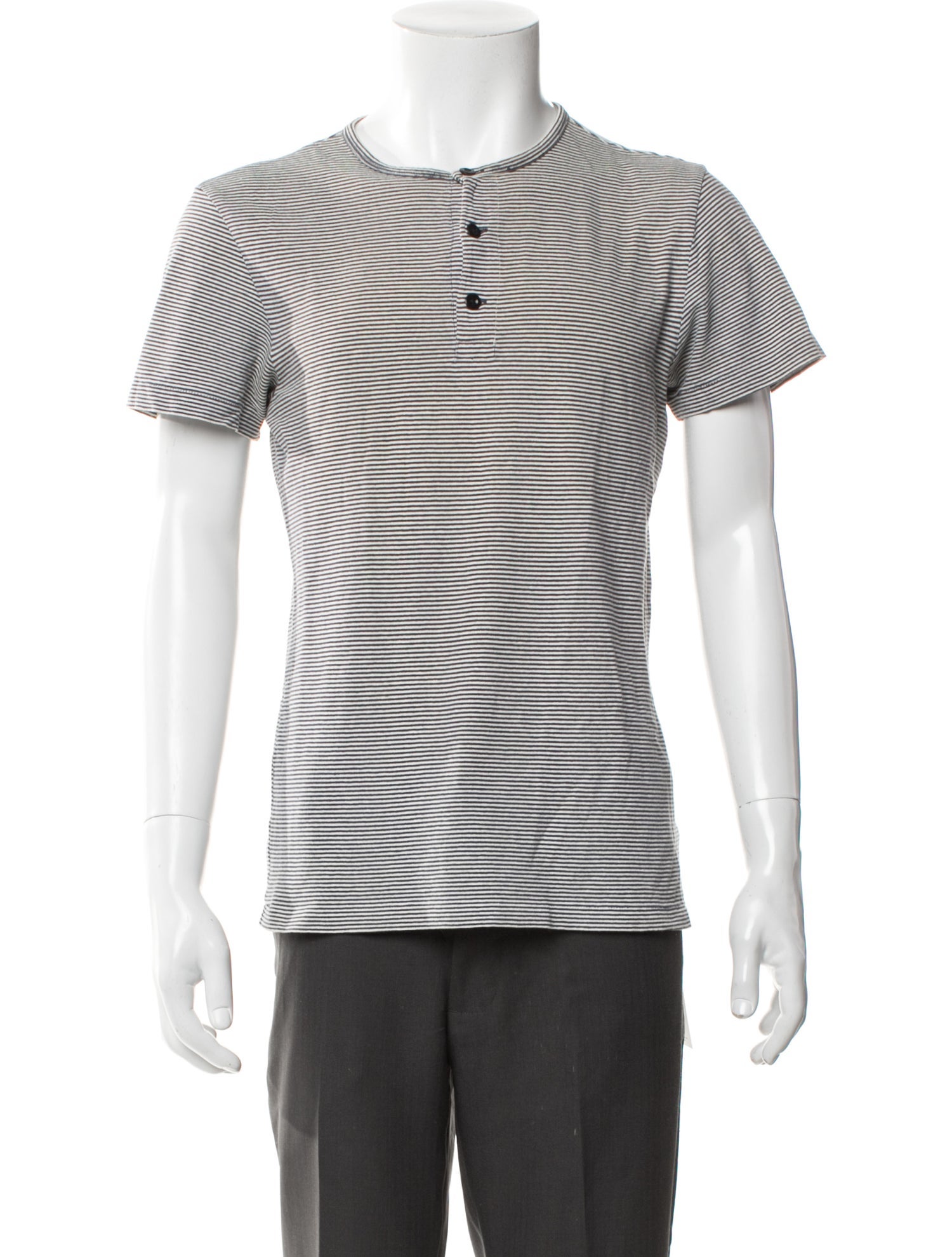 RRL & Co. Striped Scoop Neck T-Shirt