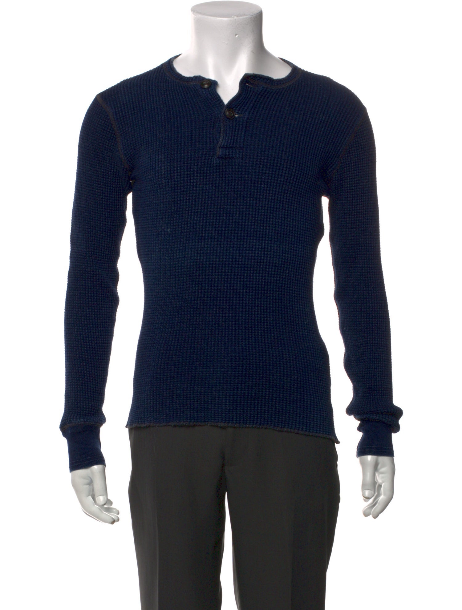 RRL & Co. Crew Neck Long Sleeve Henley