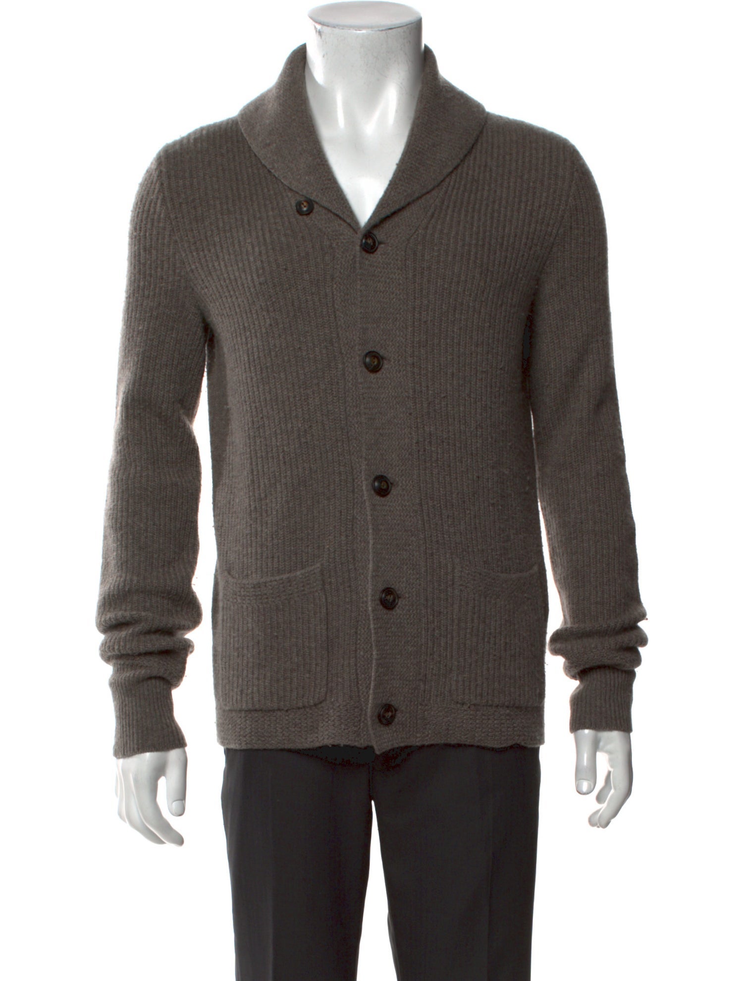 RRL & Co. Cashmere Open Front Cardigan
