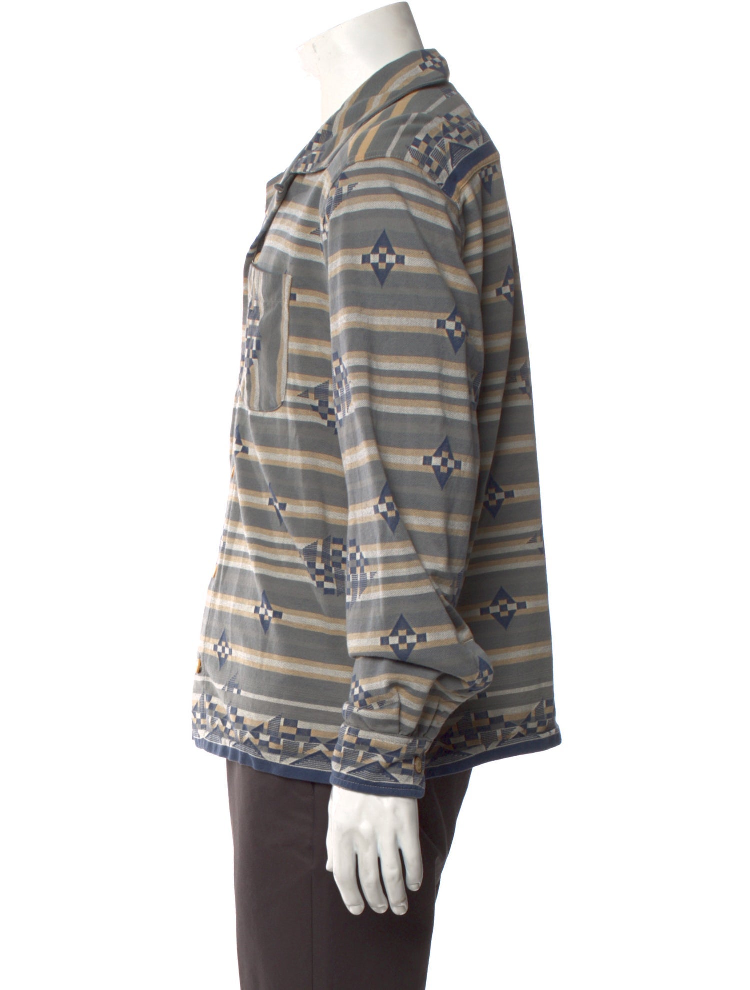 Burberry Rainbow Check Long Sleeve Shirt - Neutrals Casual Shirts