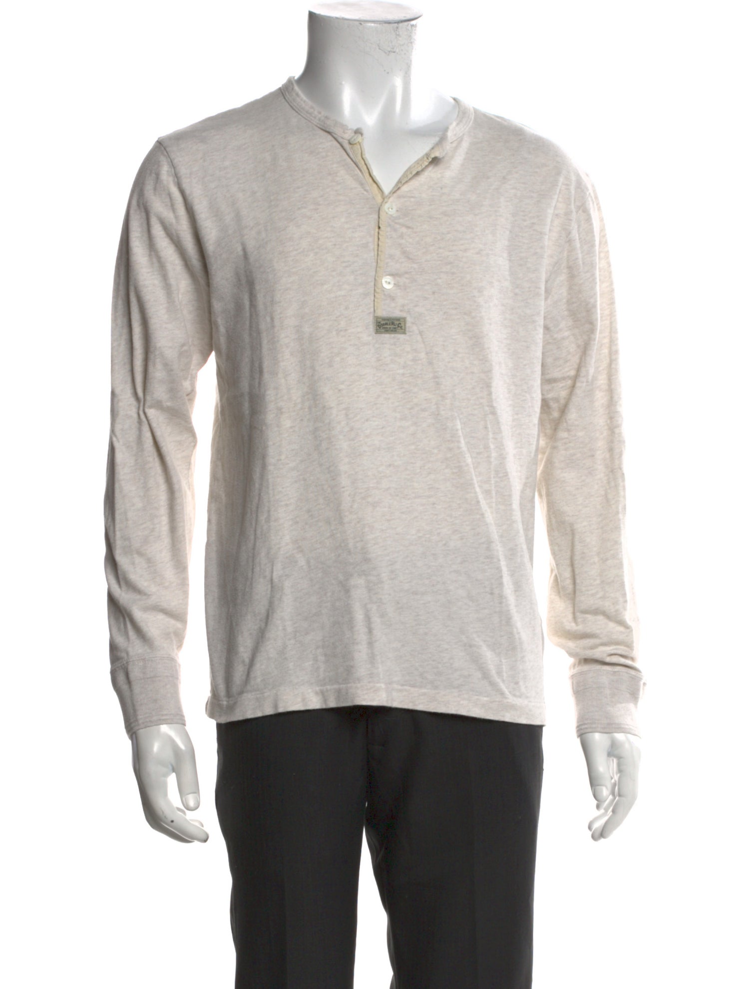 RRL & Co. Collar Long Sleeve Henley