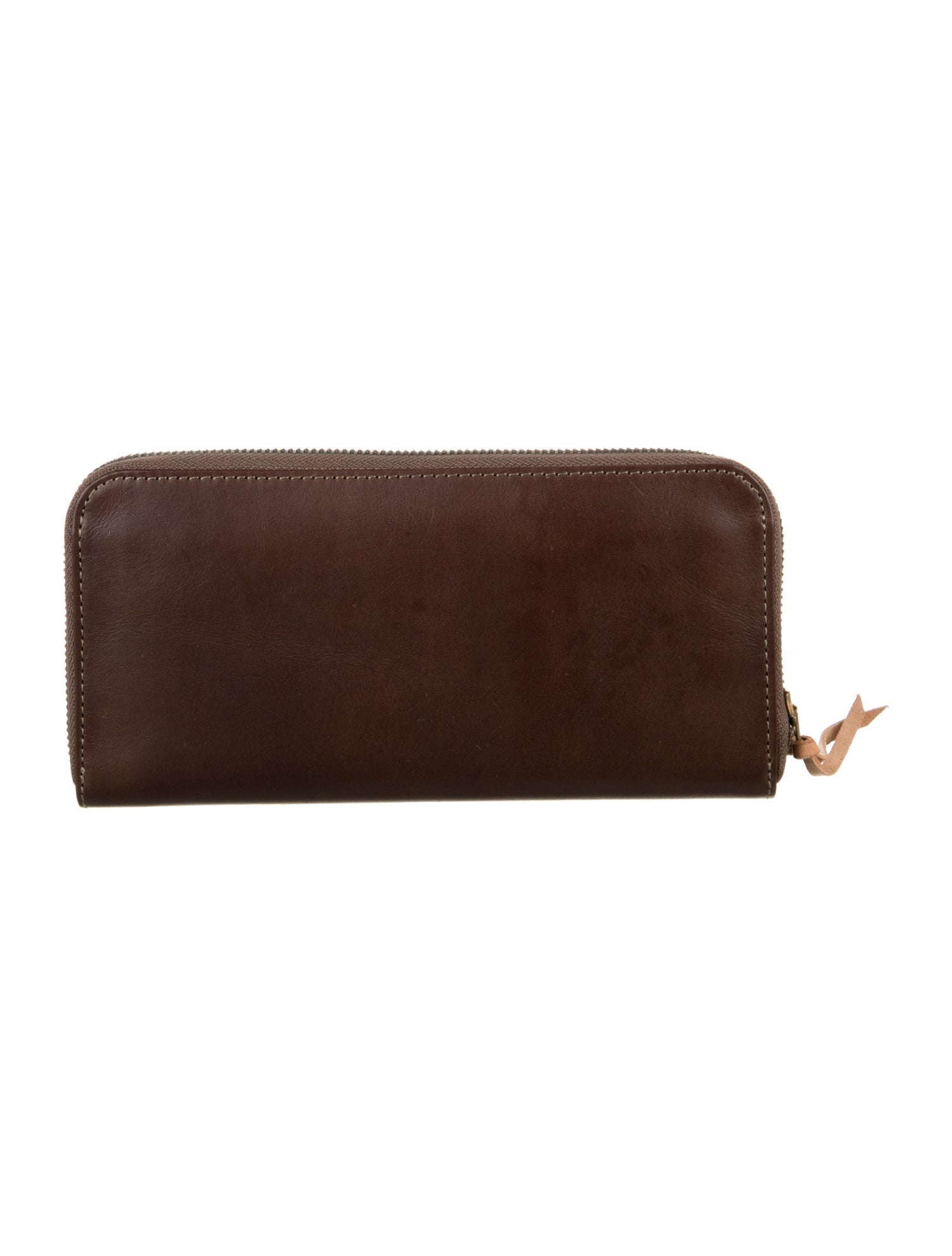 RRL & Co. Leather Graphic Print Wallet