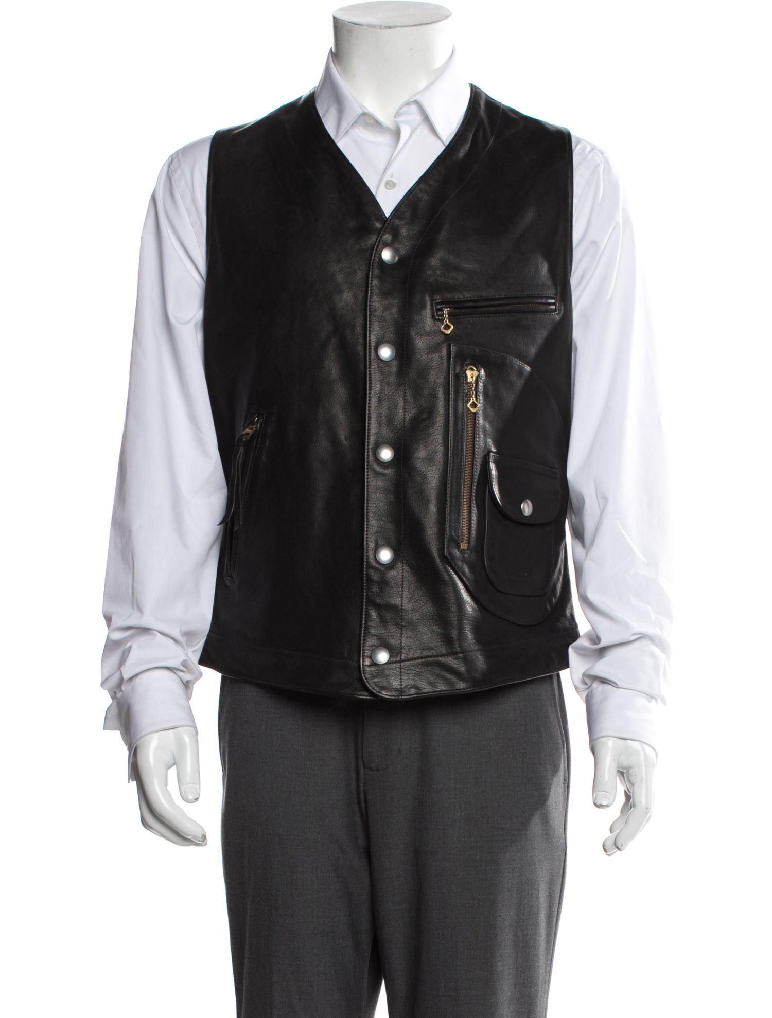 RRL & Co. Calfskin Vest