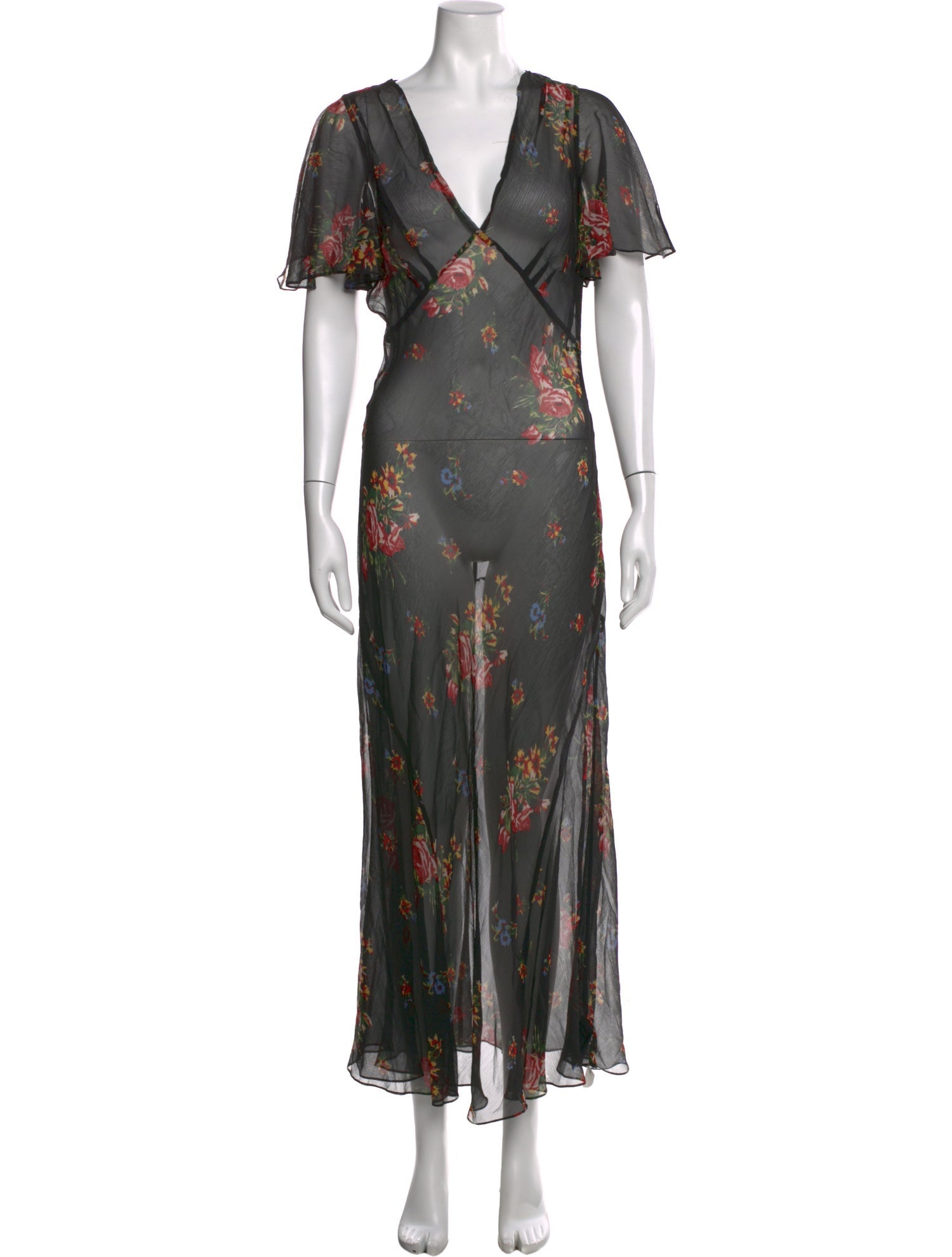 RRL & Co. Silk Long Dress