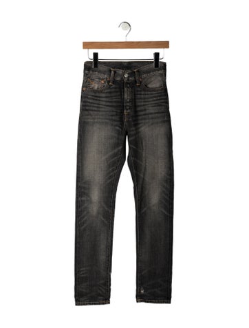 Pre-owned Rrl & Co. Mid-rise Straight Leg Jeans In Multi