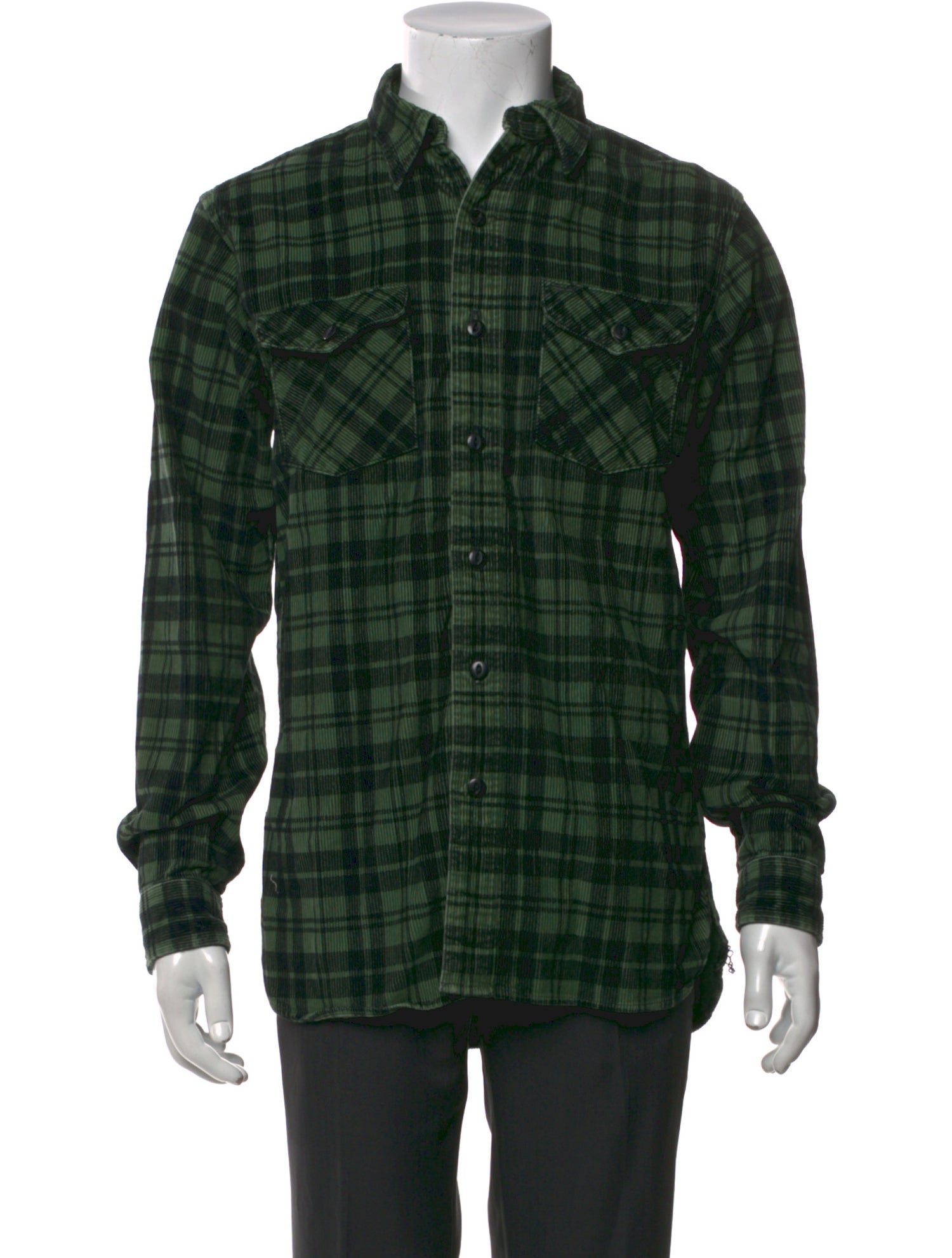 RRL & Co. Plaid Print Long Sleeve Shirt