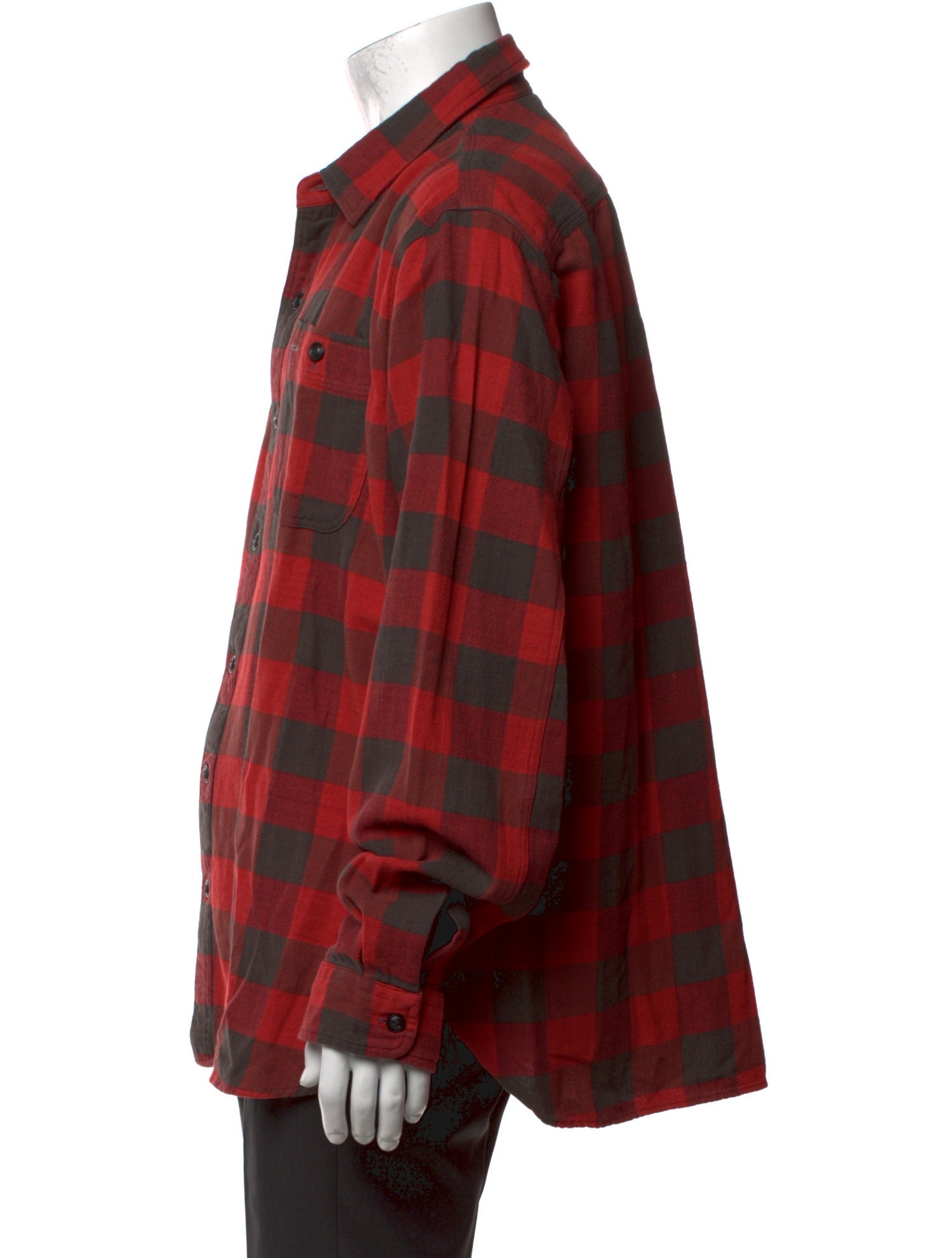 RRL & Co. Plaid Print Long Sleeve Shirt