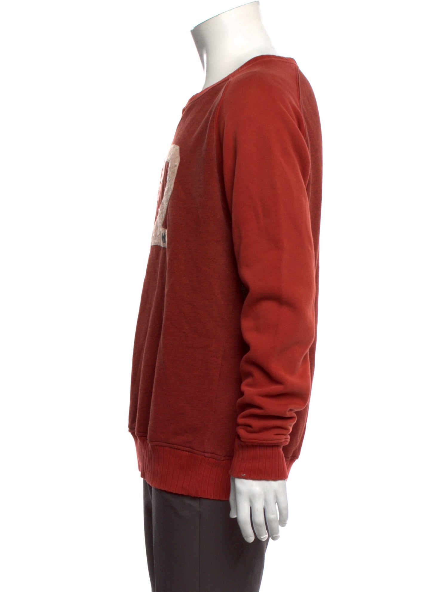 RRL & Co. Graphic Print Crew Neck Pullover