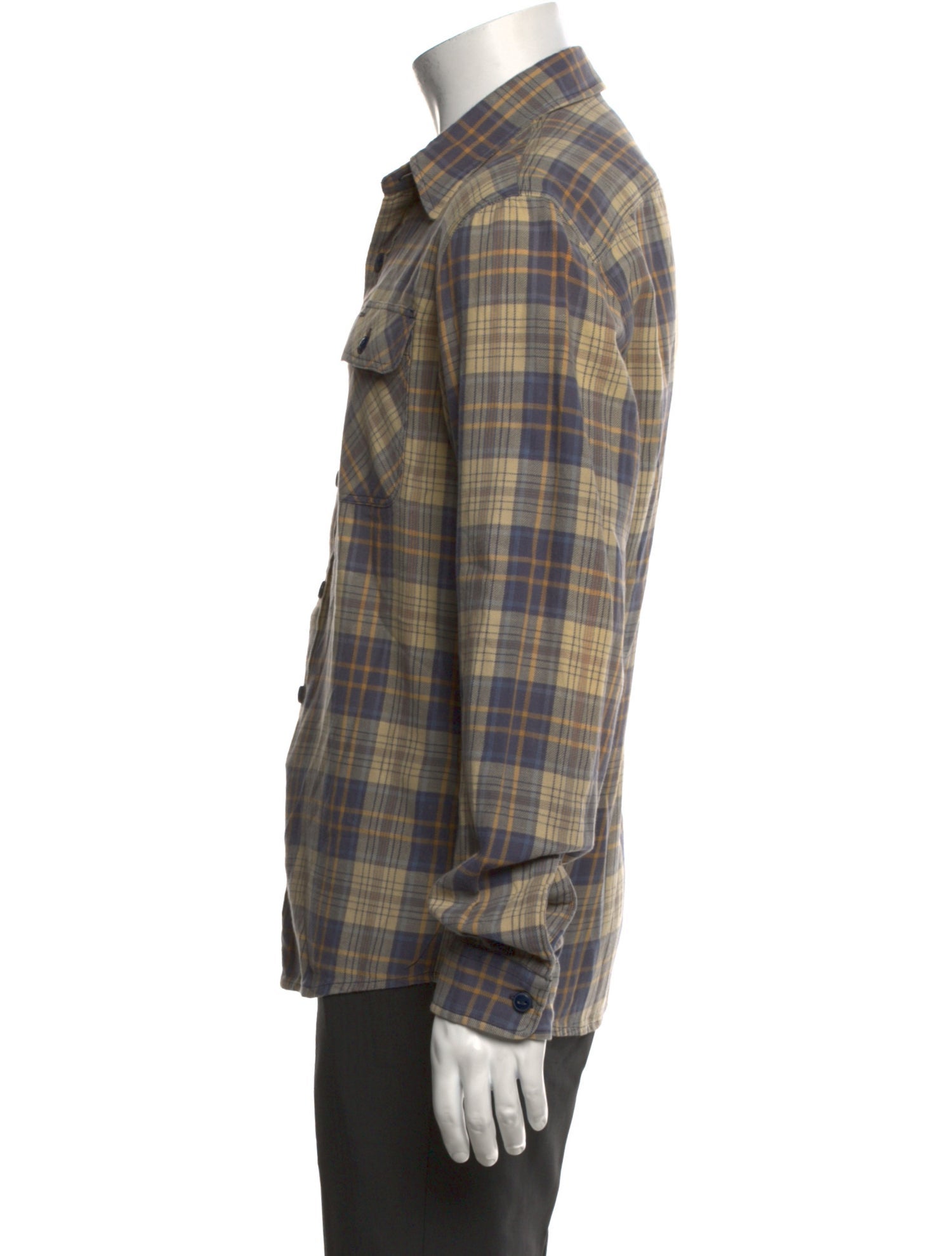 RRL & Co. Plaid Print Long Sleeve Shirt