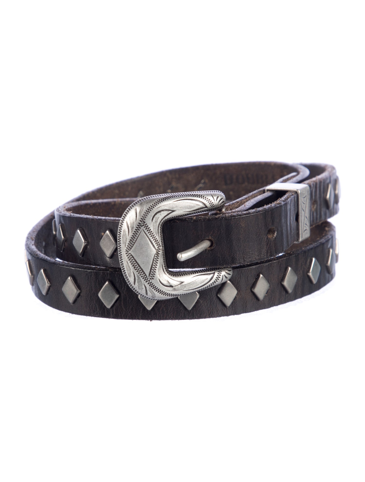 RRL & Co. Skinny Leather Belt