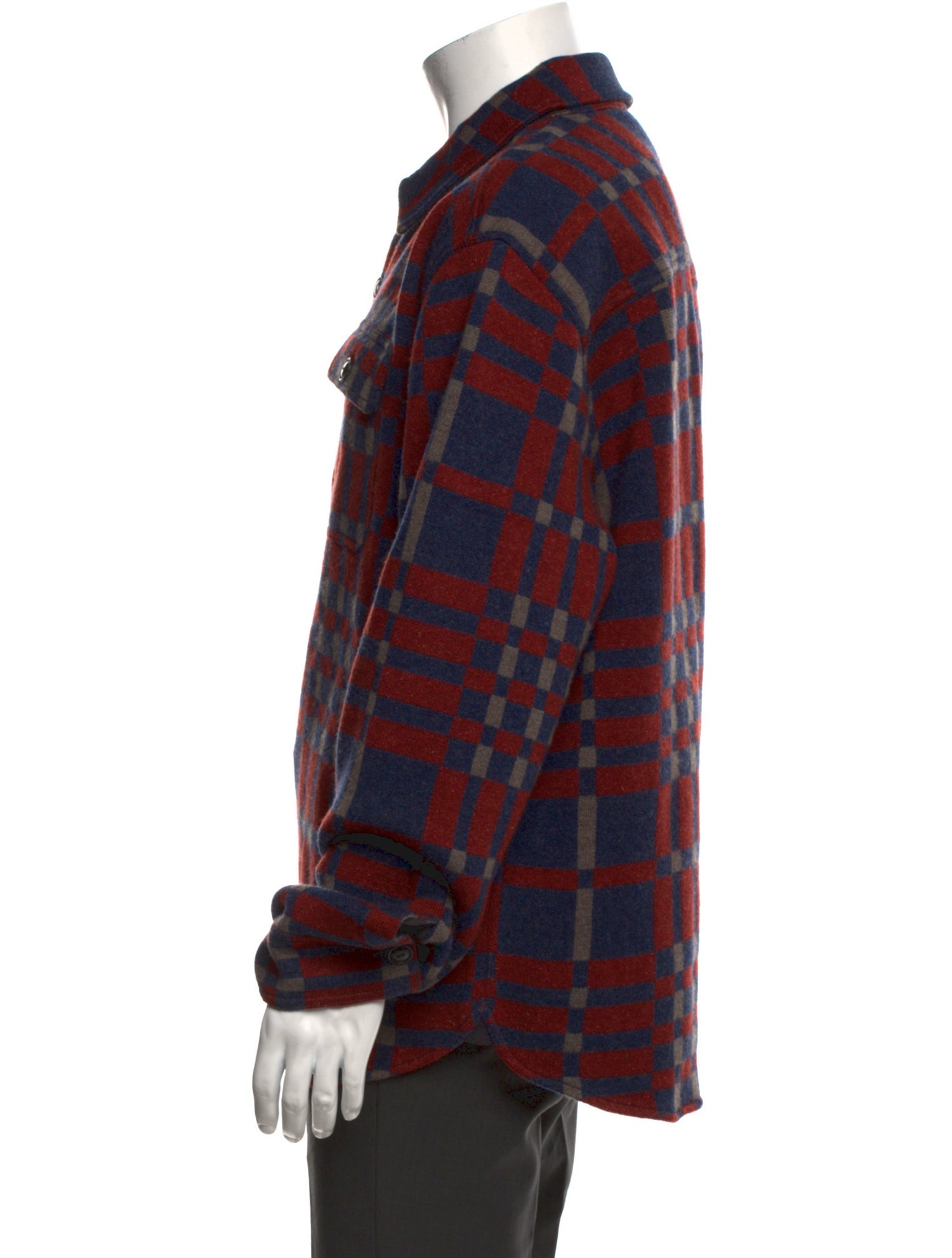 RRL & Co. Wool Plaid Print Pullover