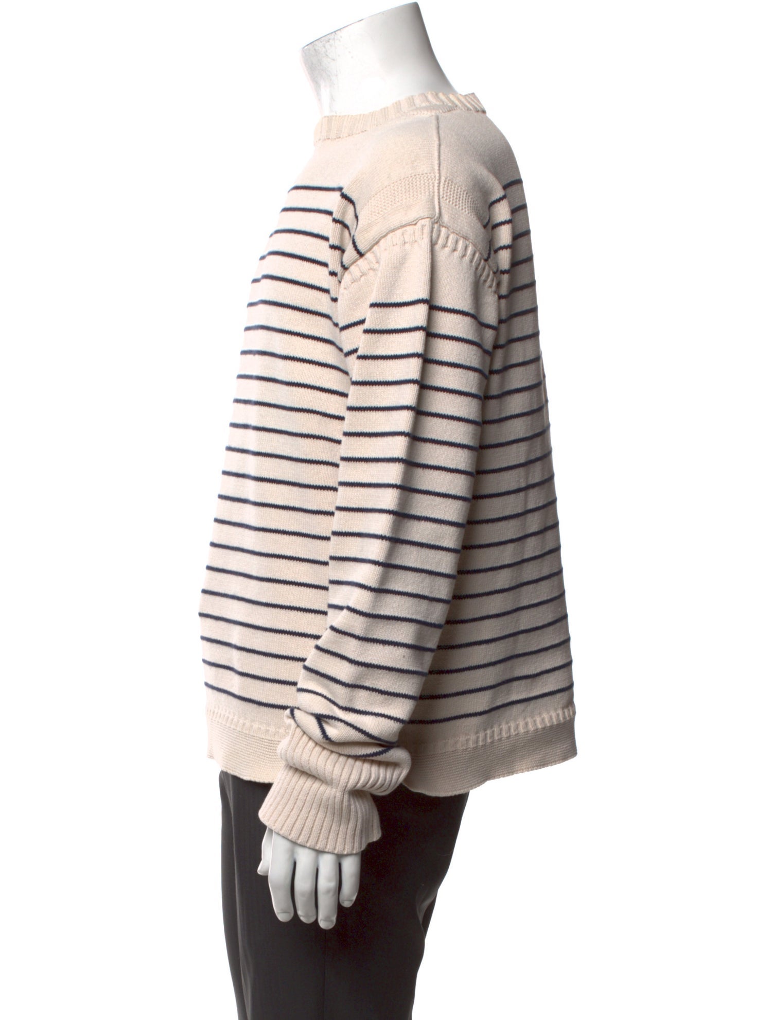 RRL & Co. Striped Crew Neck Pullover