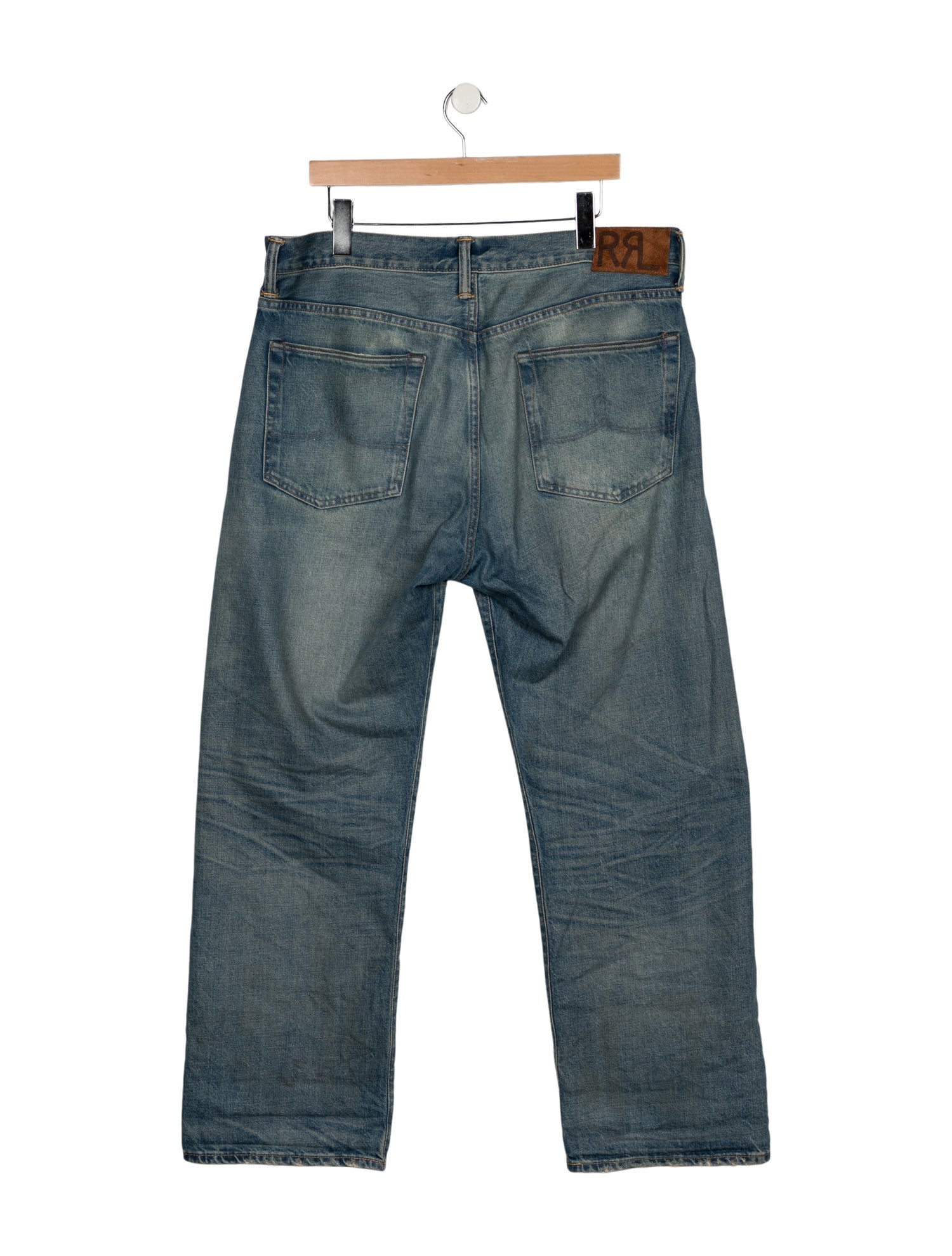 Yohji Yamamoto Pour Homme Vintage Straight-Leg Jeans - Grey Jeans