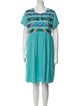 Roller Rabbit Scoop Neck Knee-Length Dress