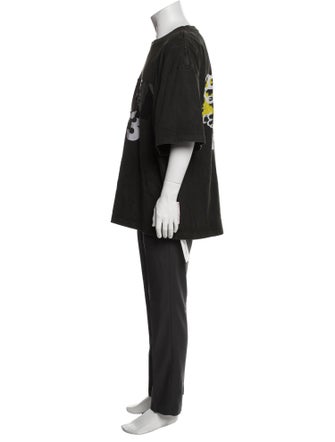 RRR123 Graphic Print Crew Neck T-Shirt